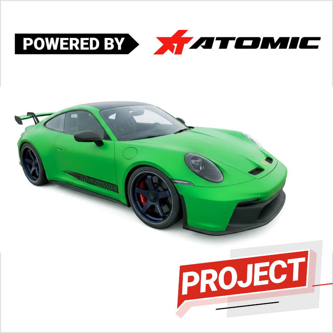 Porsche 992 GT3 Python Green: Refining Perfection at ATOMIC-SHOP