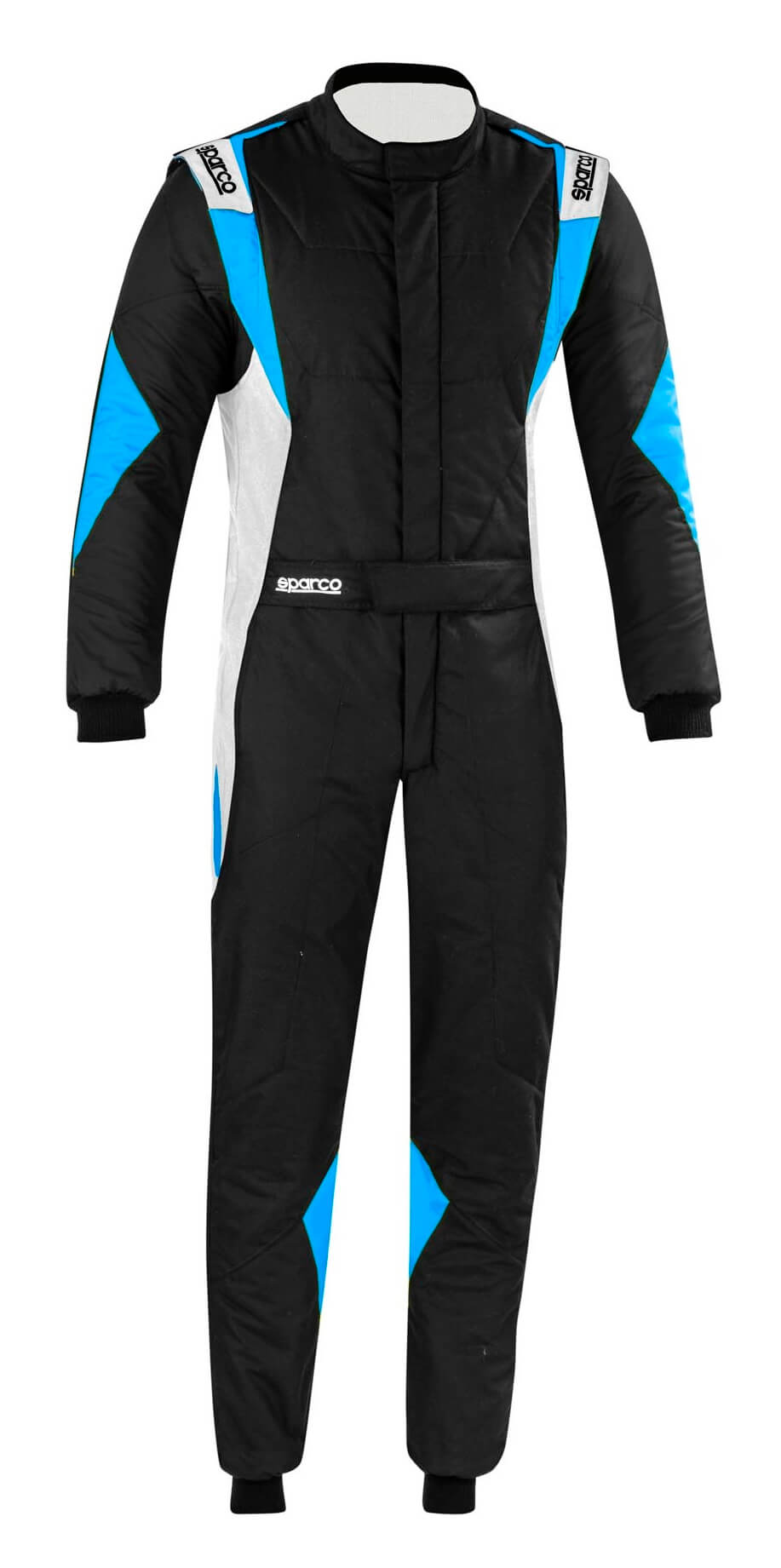 SPARCO 00114248NBAZ Racing suit SUPERLEGGERA R564, FIA 8856-2018, black/blue/white, size 48 Photo-0