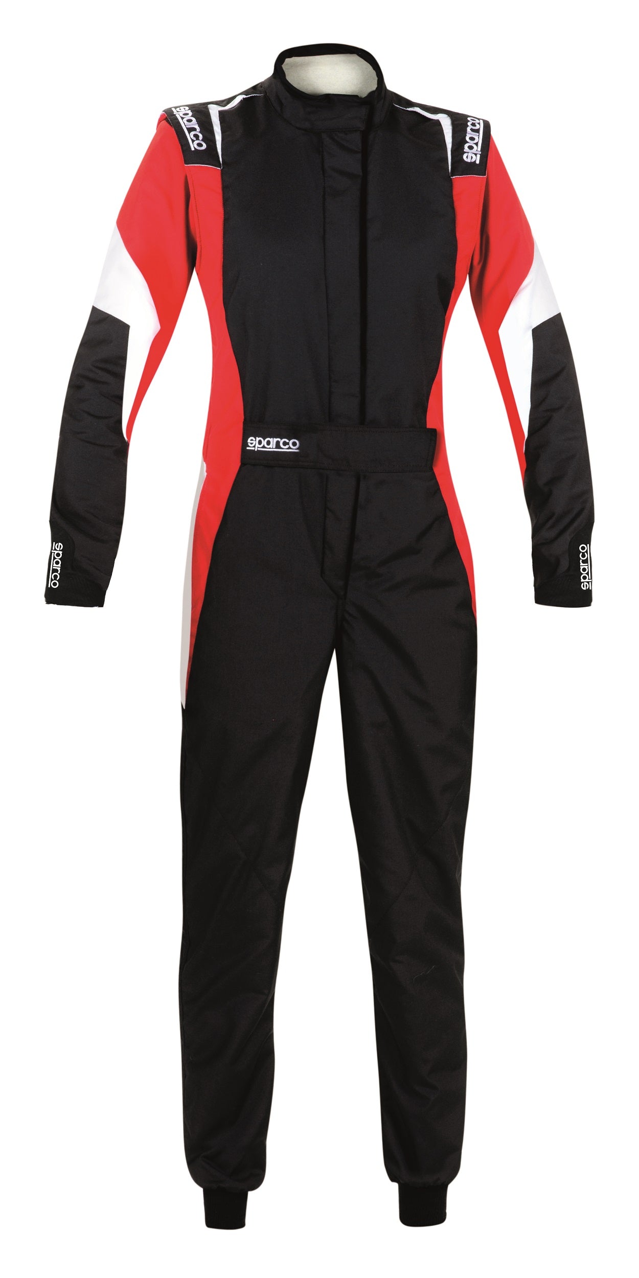 SPARCO 001144L48NRRB COMPETITION LADY R567 Racing suit, FIA 8856-2018, black/red, size 48 Photo-0