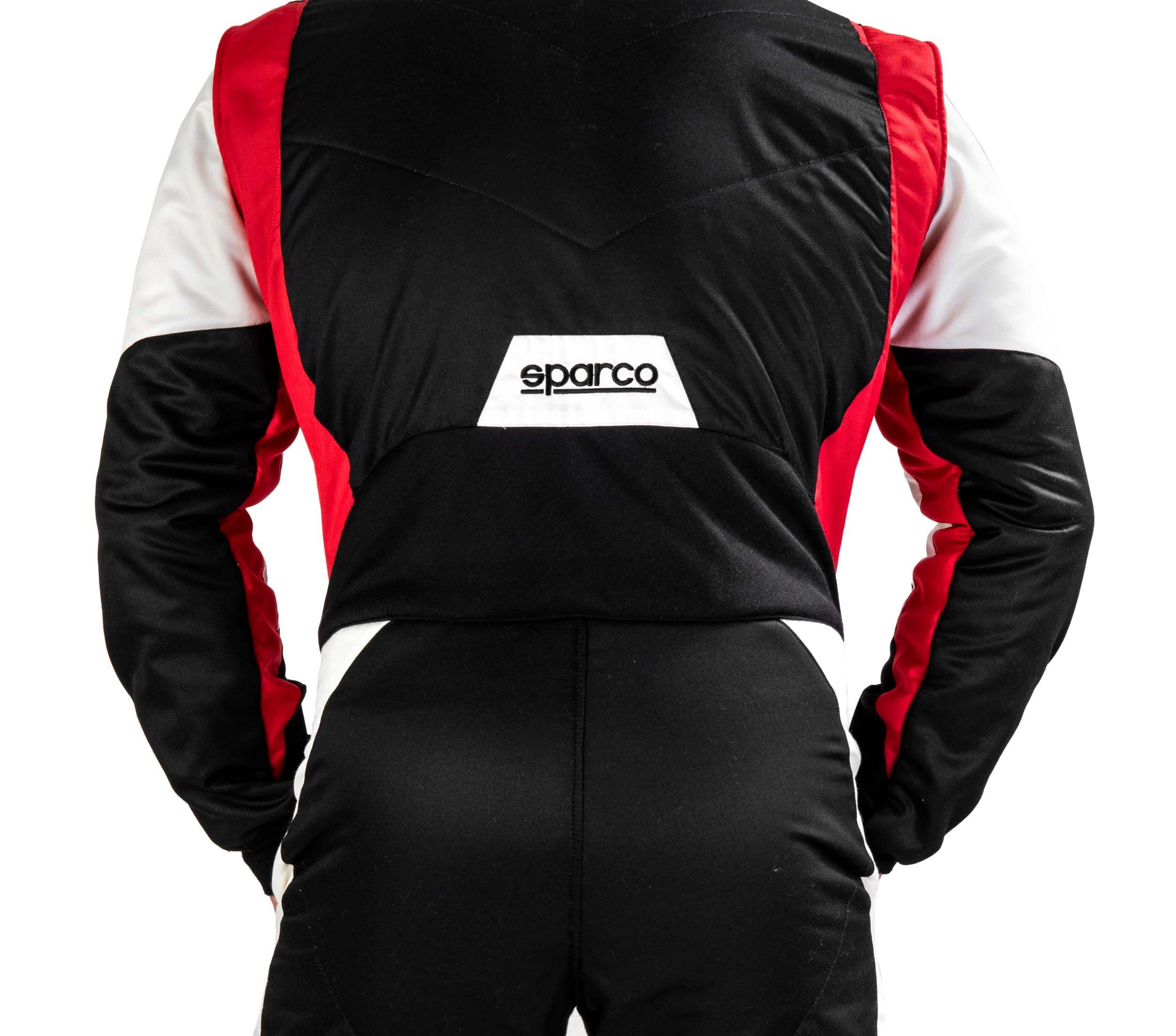 SPARCO 00114458NRRB COMPETITION Racing suit 2022, FIA 8856-2018, black/red, size 58 Photo-4