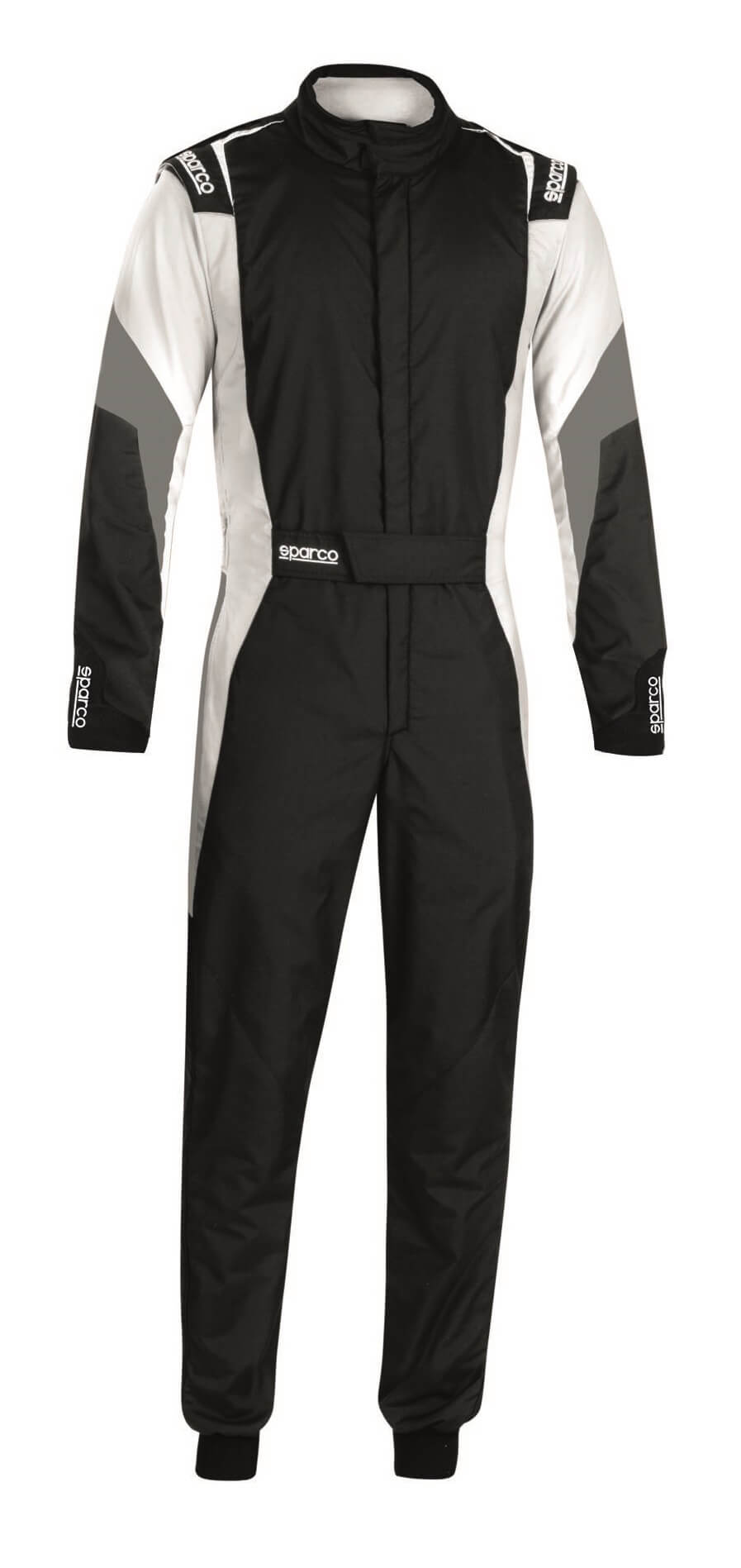 SPARCO 00114456NBGR COMPETITION Racing suit 2022, FIA 8856-2018, black/white/grey, size 56 Photo-0