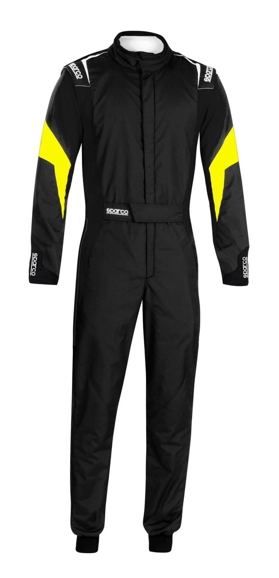SPARCO 00114448NRGF COMPETITION Racing suit 2022, FIA 8856-2018, black/yellow, size 48 Photo-0