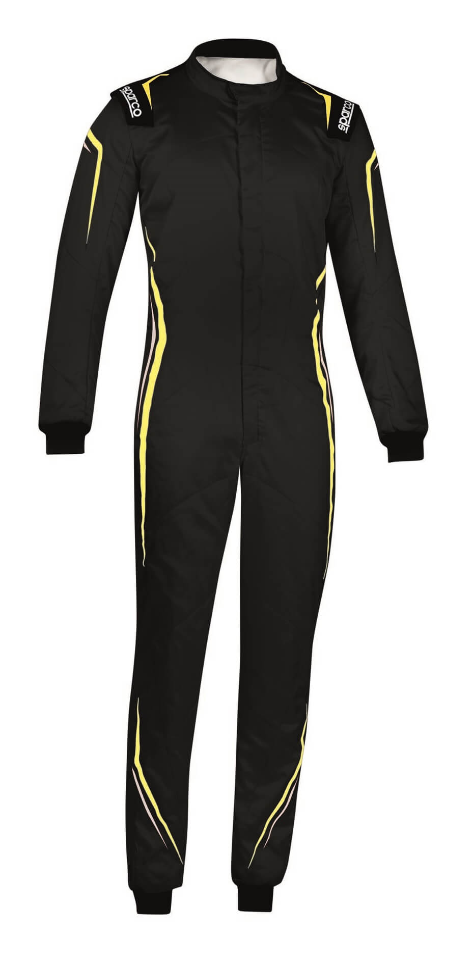 SPARCO 00114666NRGF Racing suit PRIME (R568), FIA 8856-2018, black/yellow, size 66 Photo-0