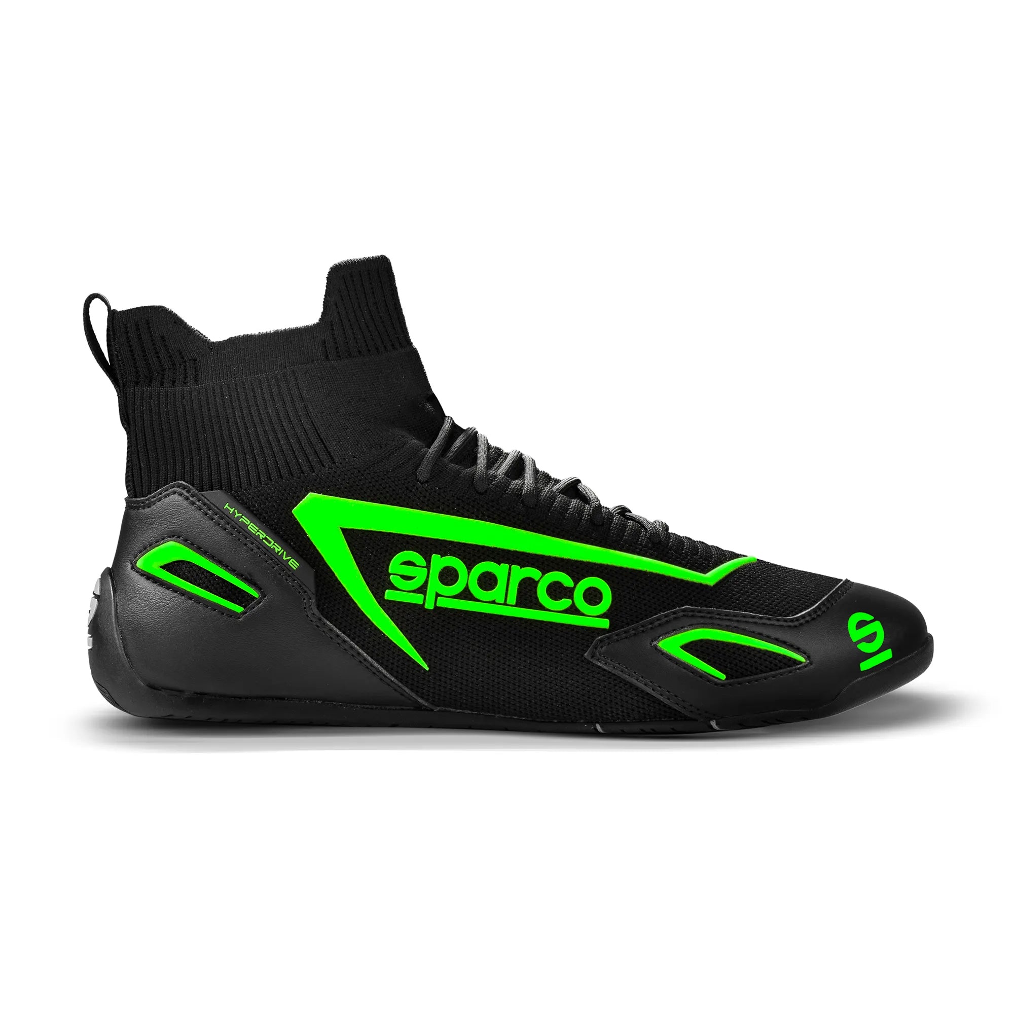 SPARCO 00129340NRVF Gaming sim racing shoes HYPERDRIVE, black/green, size 40 Photo-0