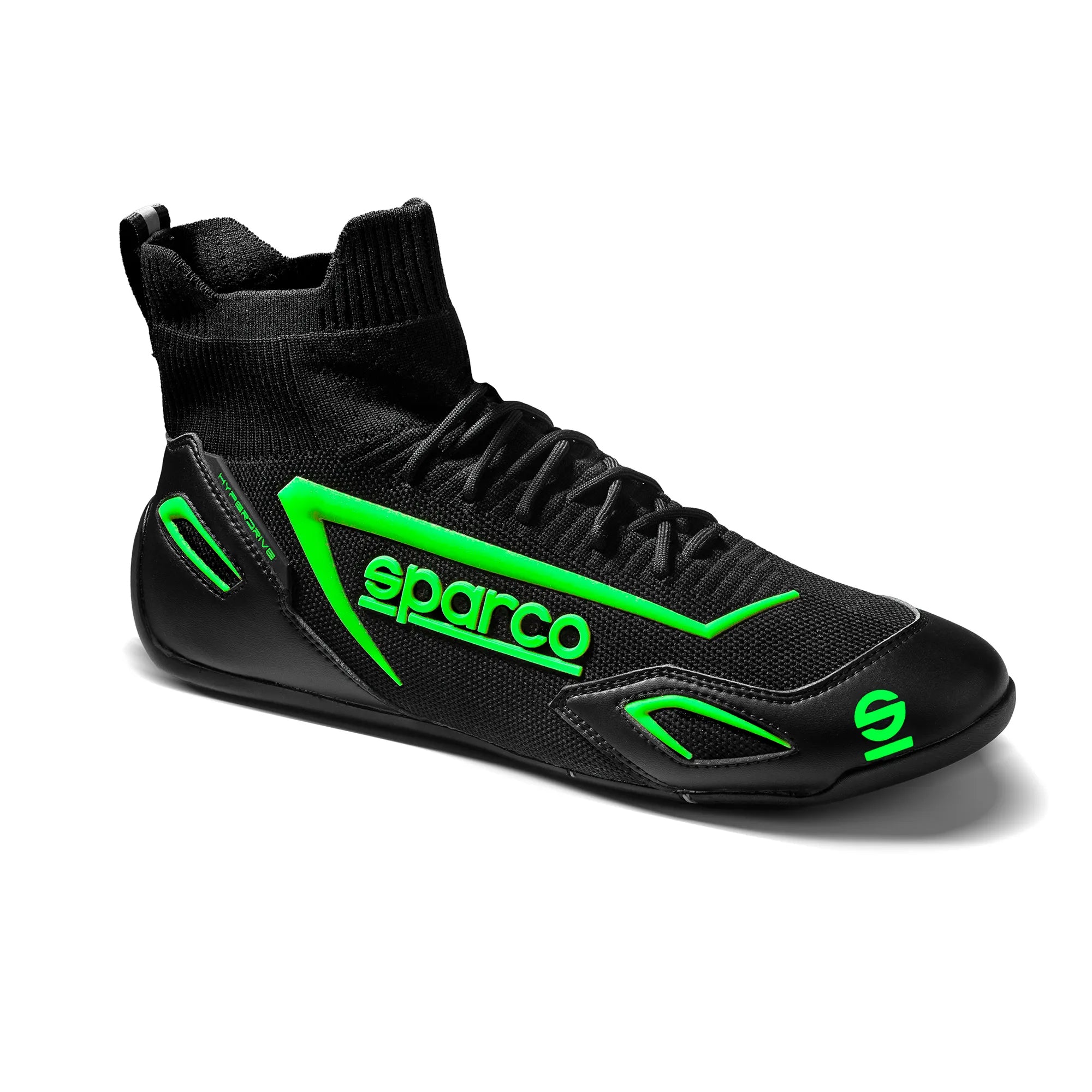 SPARCO 00129340NRVF Gaming sim racing shoes HYPERDRIVE, black/green, size 40 Photo-1