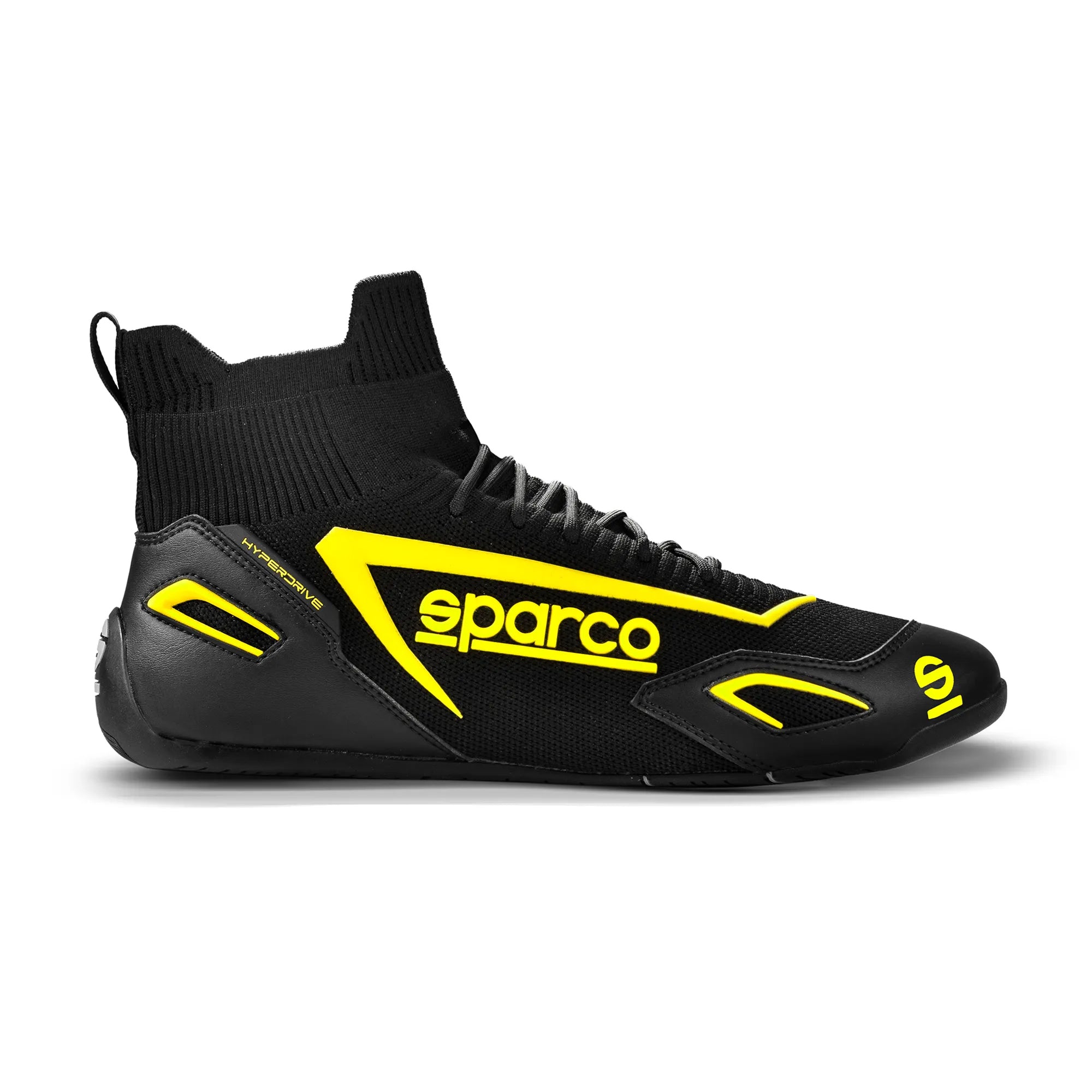 SPARCO 00129342NRGF Gaming sim racing shoes HYPERDRIVE, black/yellow, size 42 Photo-0