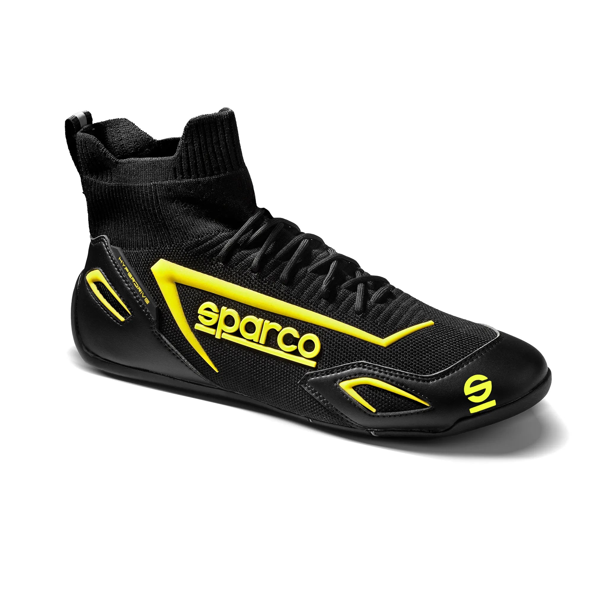 SPARCO 00129342NRGF Gaming sim racing shoes HYPERDRIVE, black/yellow, size 42 Photo-1