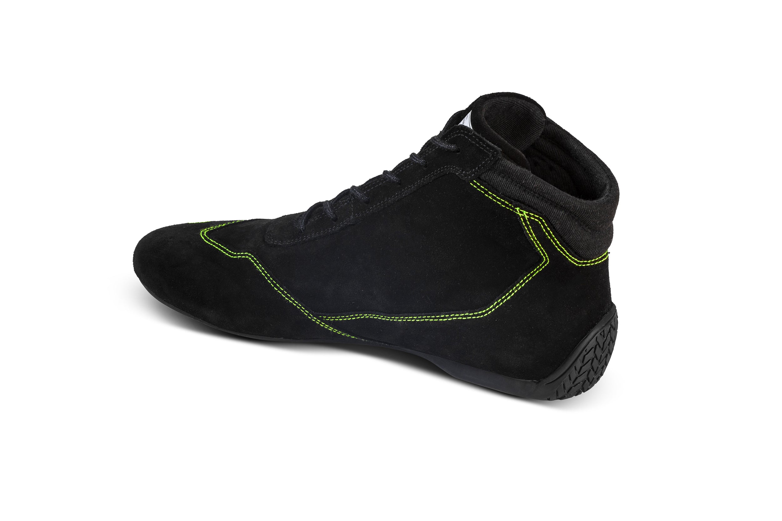 SPARCO 00129544NRVF Racing shoes SLALOM 2022, FIA 8856-2018, black/green, size 44 Photo-1