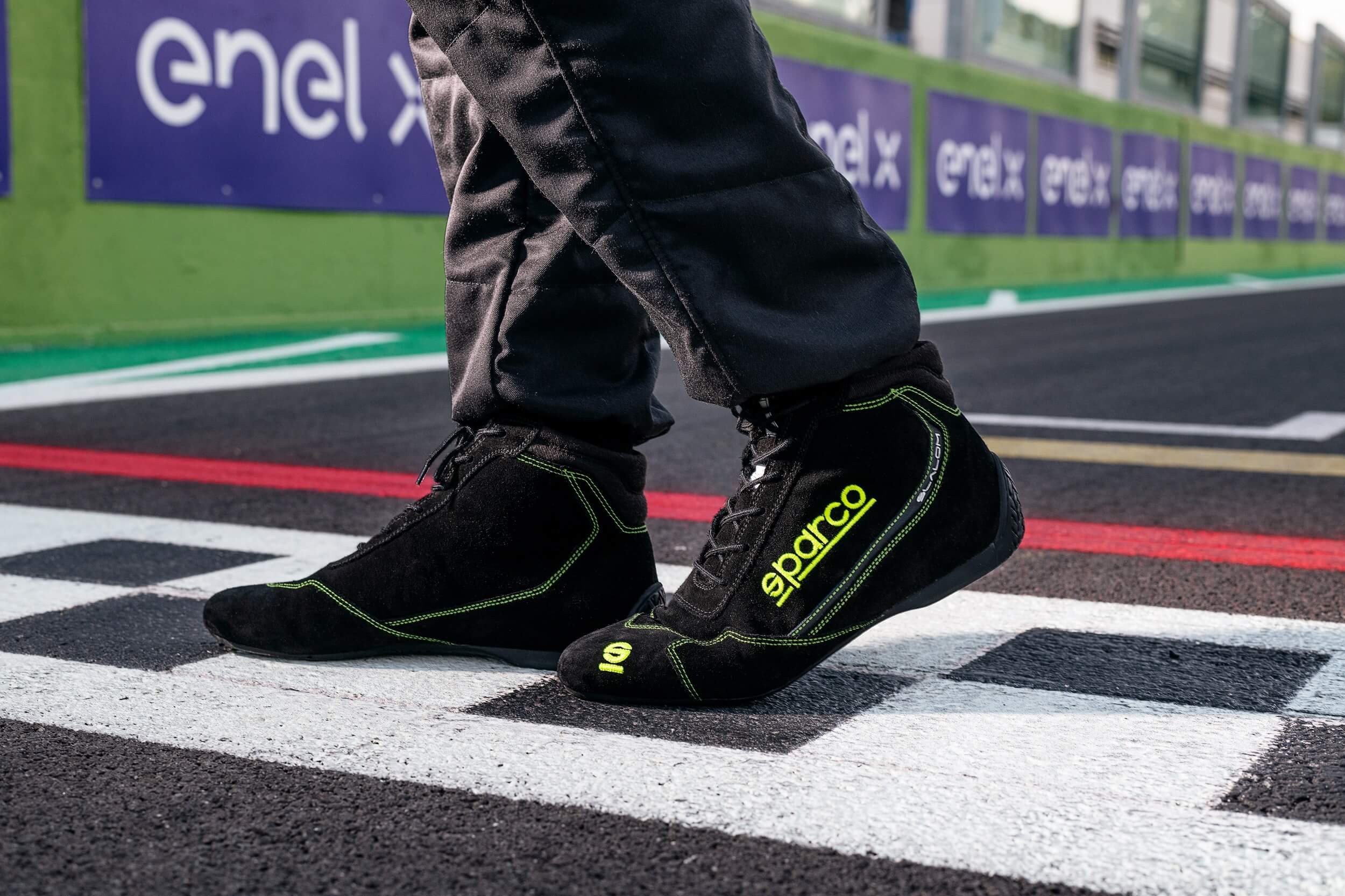SPARCO 00129541NR Racing shoes SLALOM 2022, FIA 8856-2018, black, size 41 Photo-3