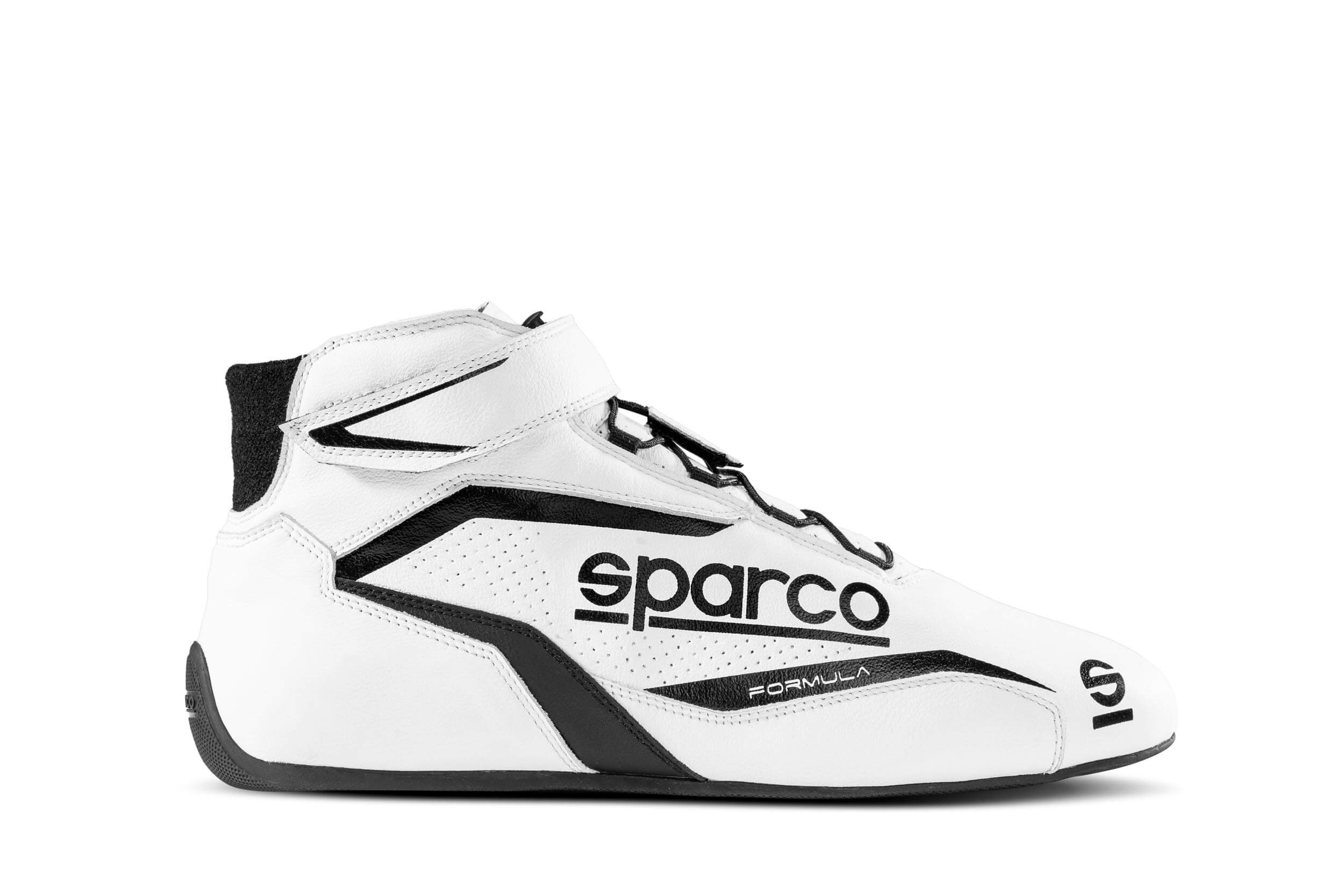 SPARCO 00129648BINR FORMULA Racing shoes, FIA 8856-2018, white/black, size 48 Photo-0