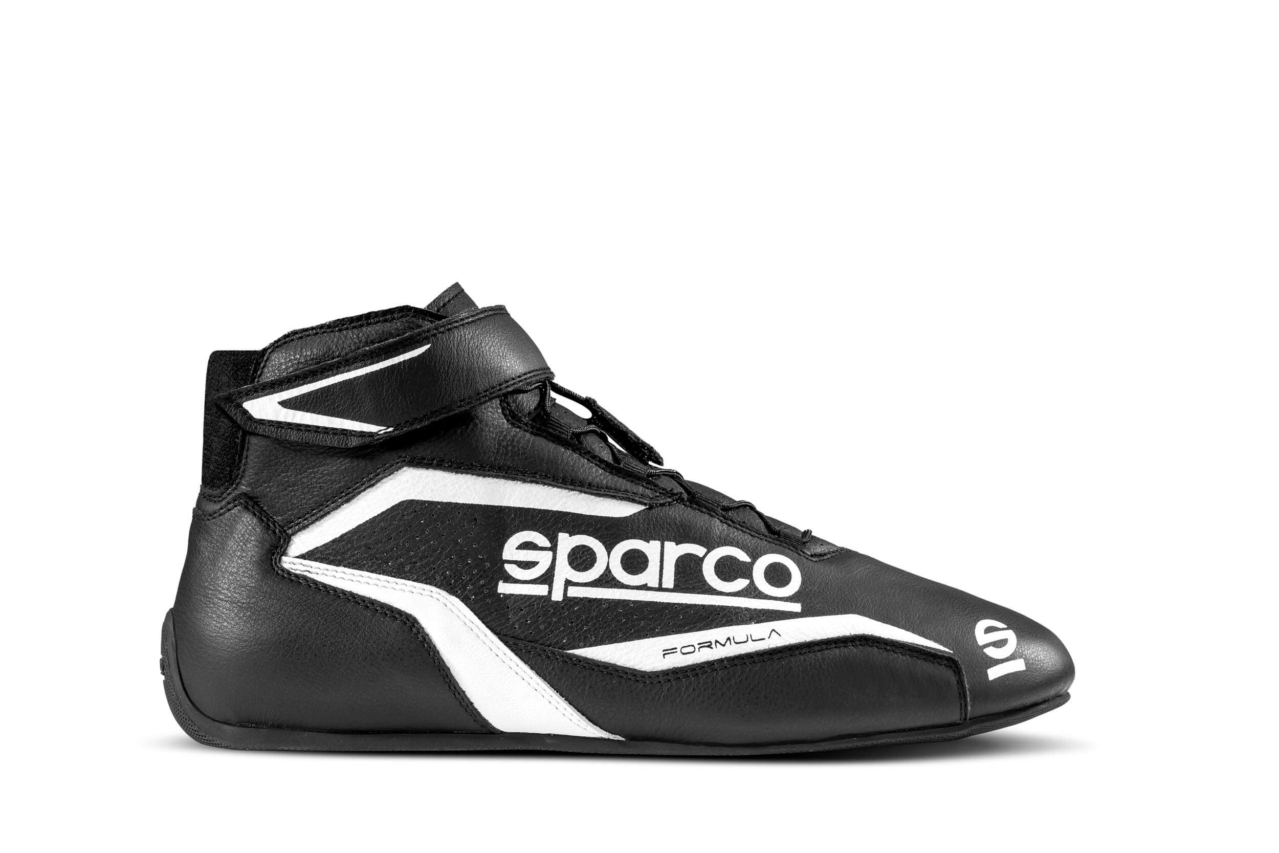 SPARCO 00129645NRBI FORMULA Racing shoes, FIA 8856-2018, black/white, size 45 Photo-2