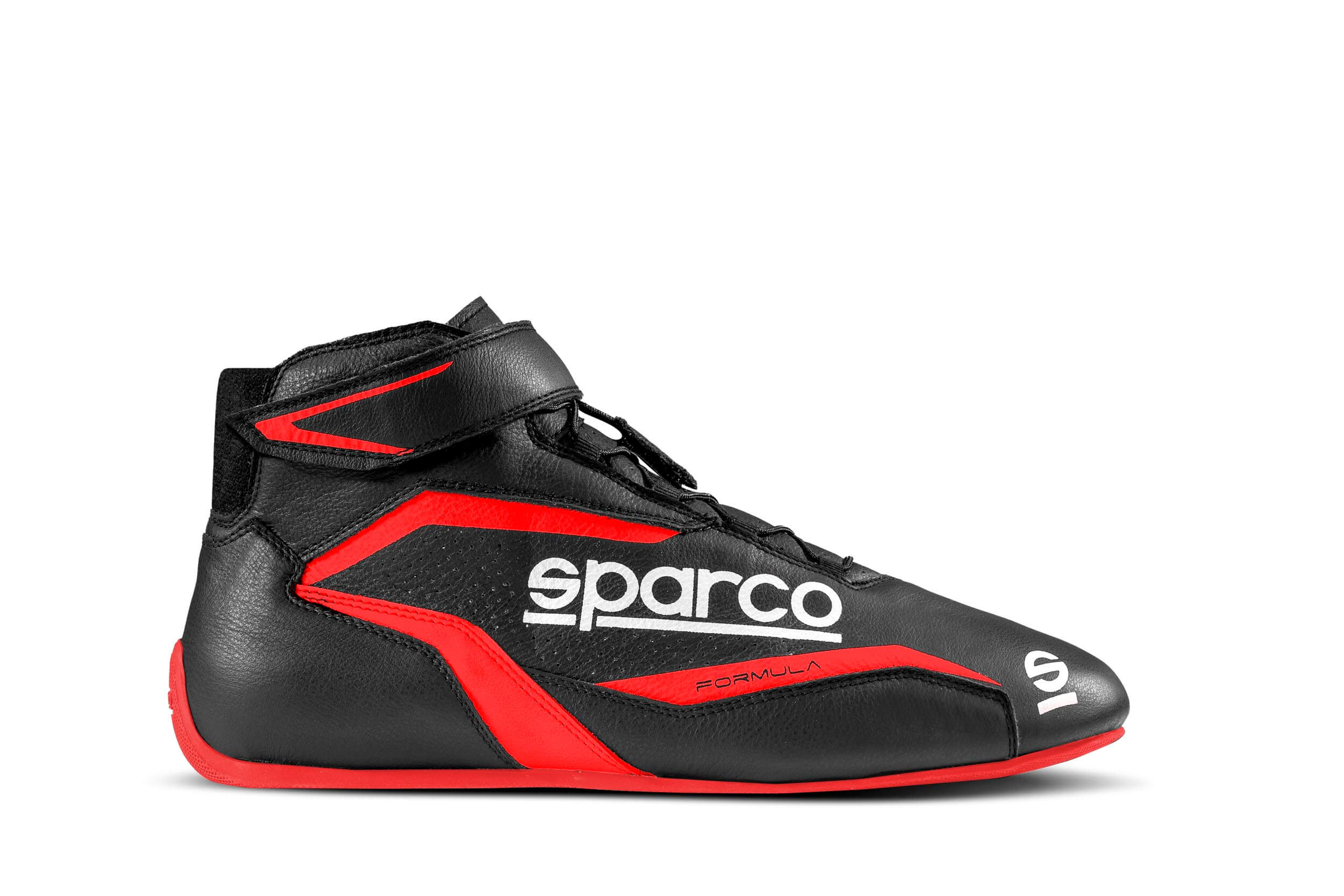 SPARCO 00129640NRRS FORMULA Racing shoes, FIA 8856-2018, black/red, size 40 Photo-0