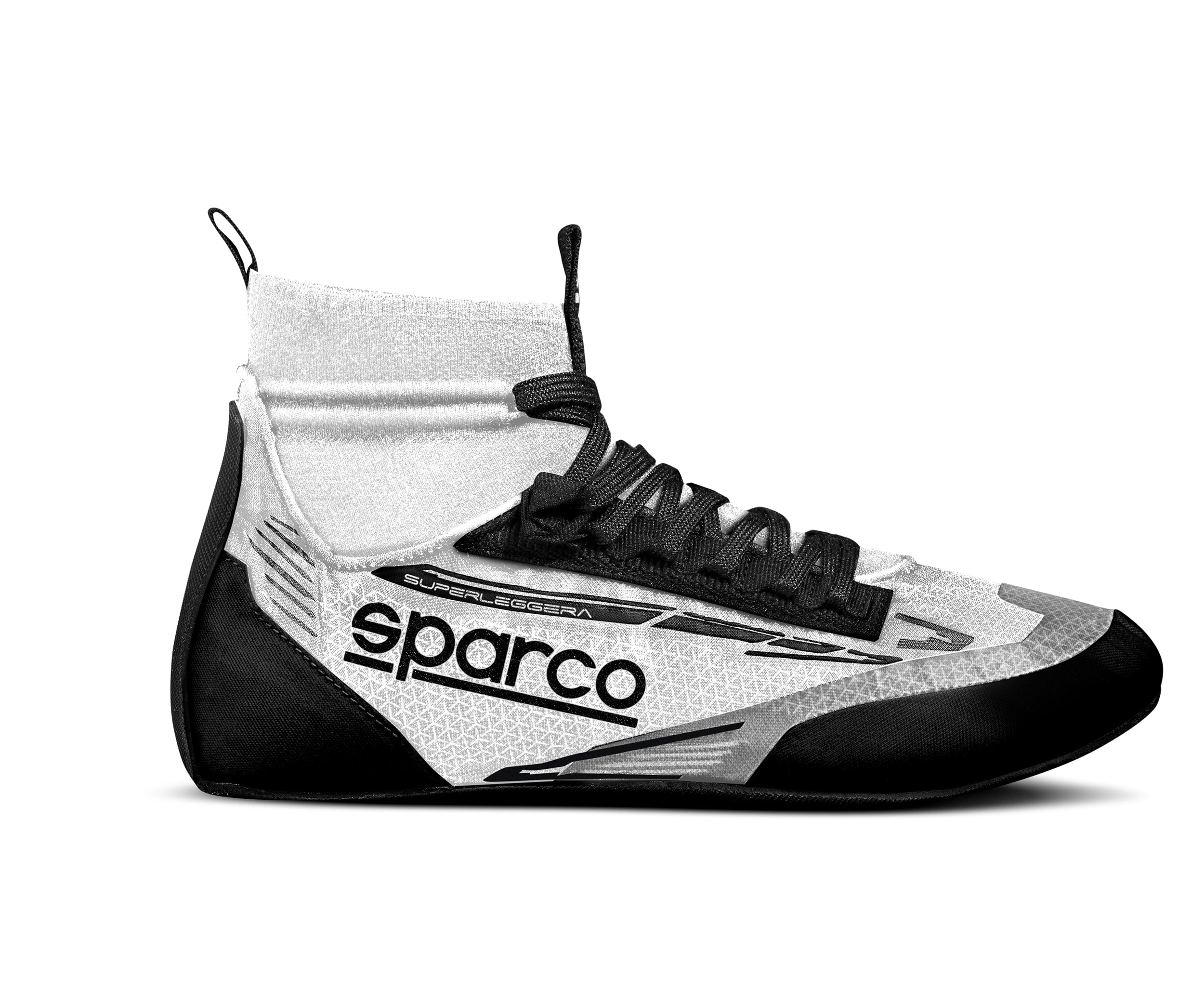 SPARCO 0012A337BINR SUPERLEGGERA (Fabric) Racing shoes, FIA 8856/2018, white/black, size 37 Photo-0