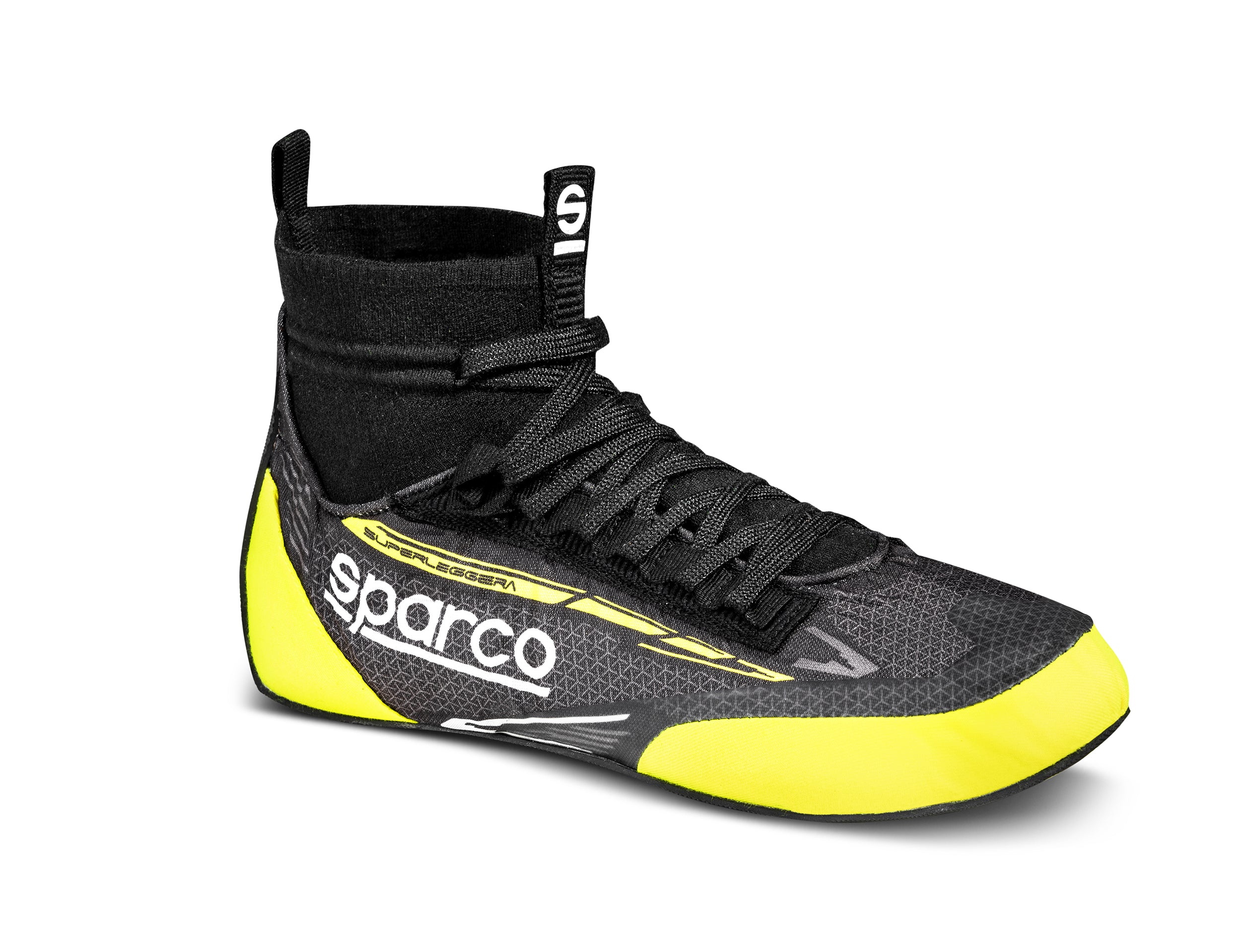 SPARCO 0012A344NRGF SUPERLEGGERA (Fabric) Racing shoes, FIA 8856/2018, black/yellow, size 44 Photo-0