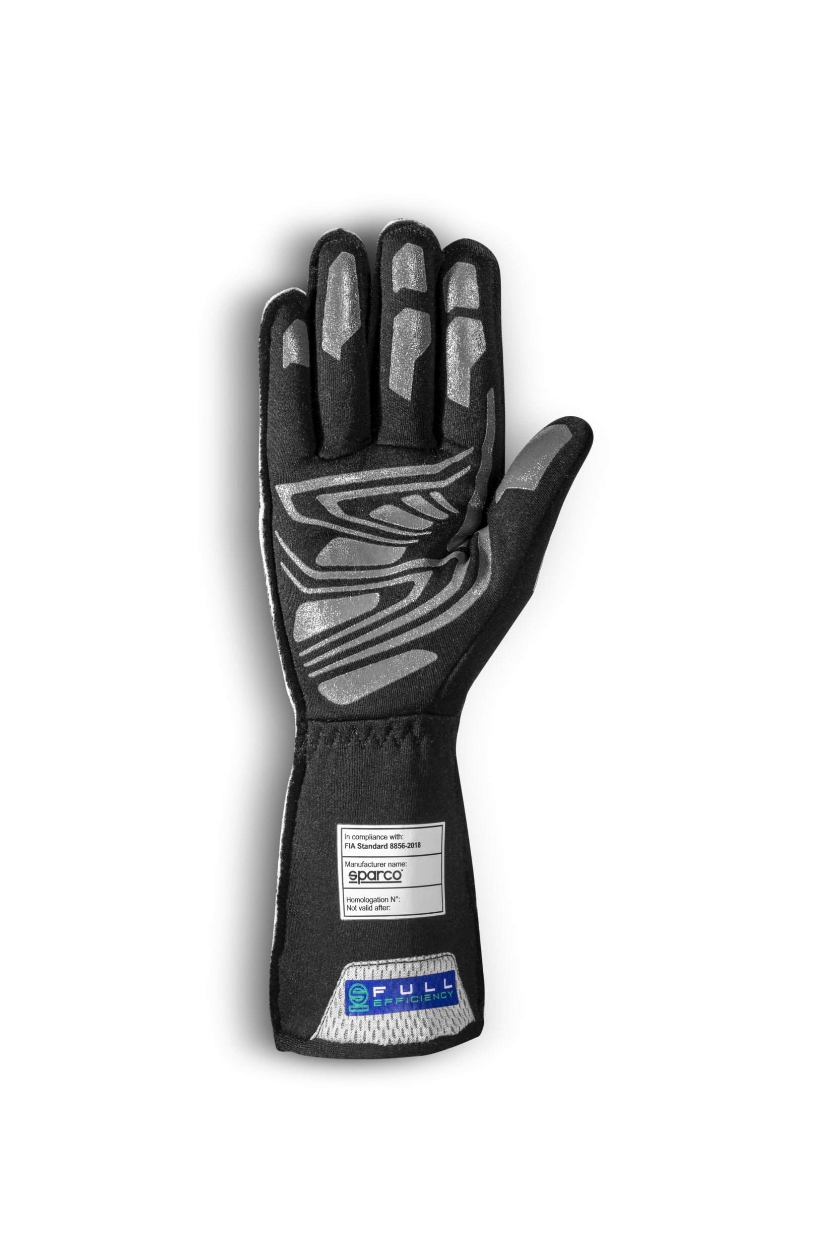 SPARCO 00136512NRVF FUTURA Racing gloves, FIA 8856-2018, black/green, size 12 Photo-1