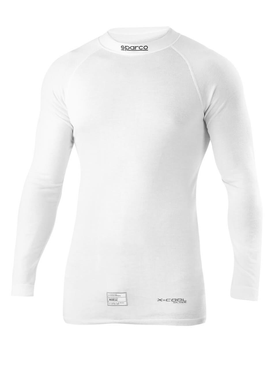 SPARCO 001780MBO1XSS Racing Top RW-7, FIA 8856-2018, white, size XS/S Photo-0
