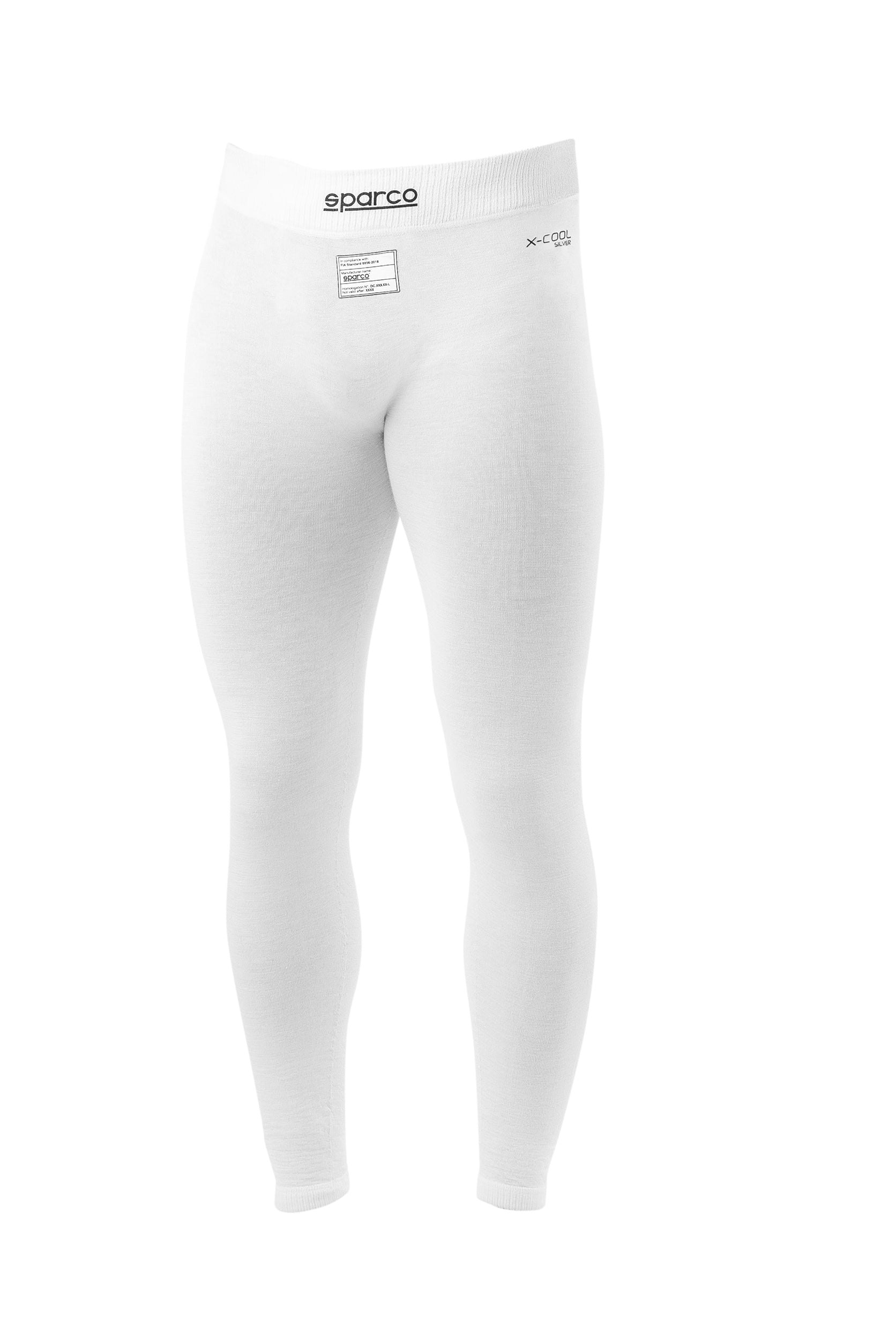 SPARCO 001789PBO2M Racing Bottom underwear RW-11 EVO, FIA 8856-2018, white, size M Photo-0