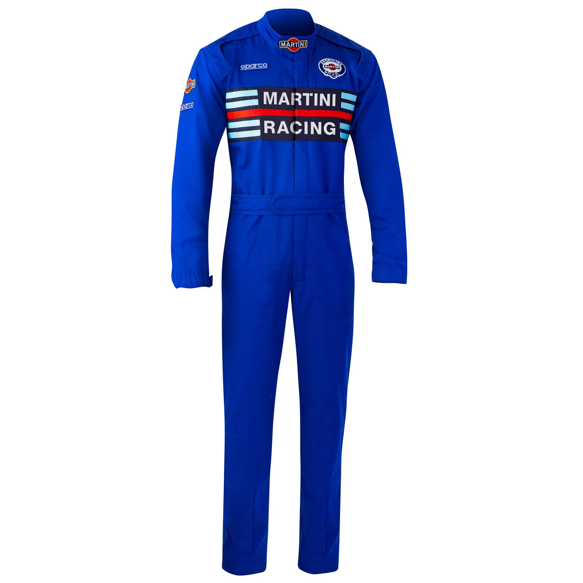 SPARCO 002020MRAZ3L MARTINI RACING Replica Mechanics suit, blue, size L Photo-0