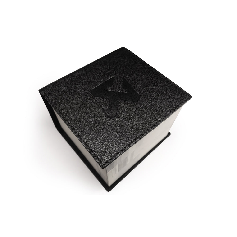 AKRAPOVIC 801732 Leather Memo Notepad - black Photo-0