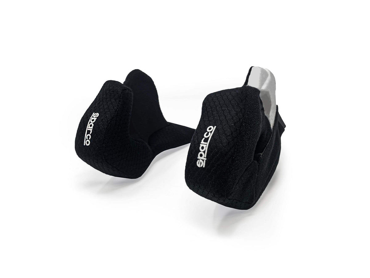 SPARCO 0032RJ02NR25 Cheek pad set for Open Face helmets, black, 25 mm Photo-0