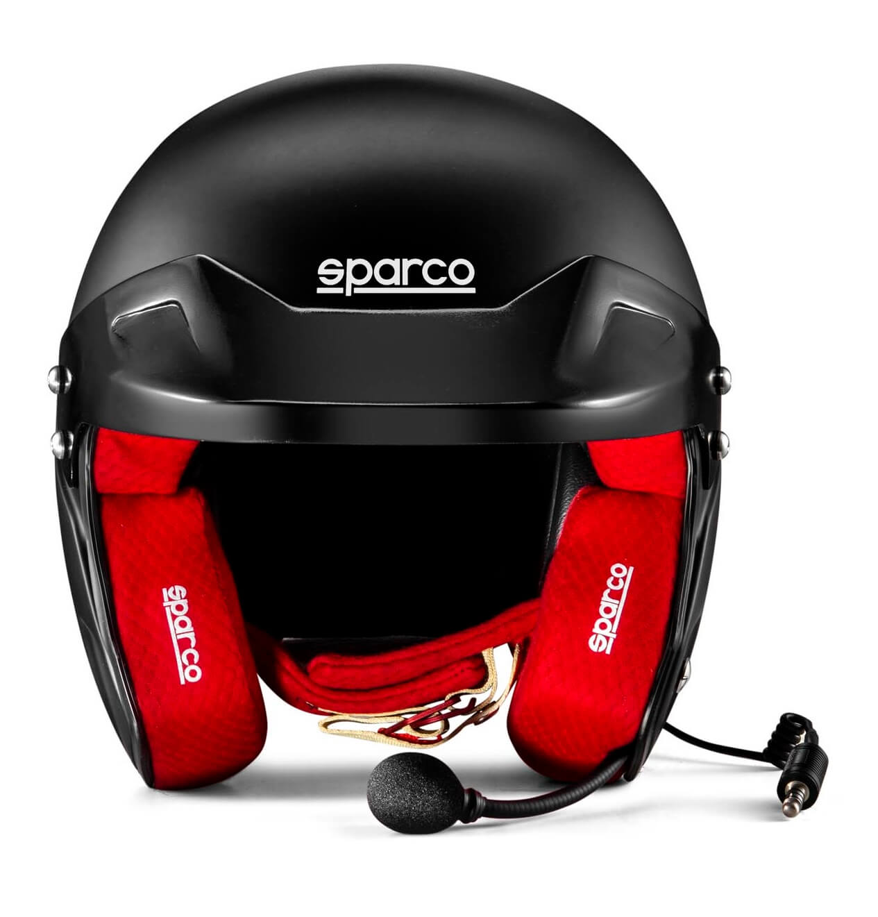 SPARCO 003369NRRS6XXL RJ-i Racing helmet open-face, FIA/SNELL SA2020, black/red, size XXL (62) Photo-1 