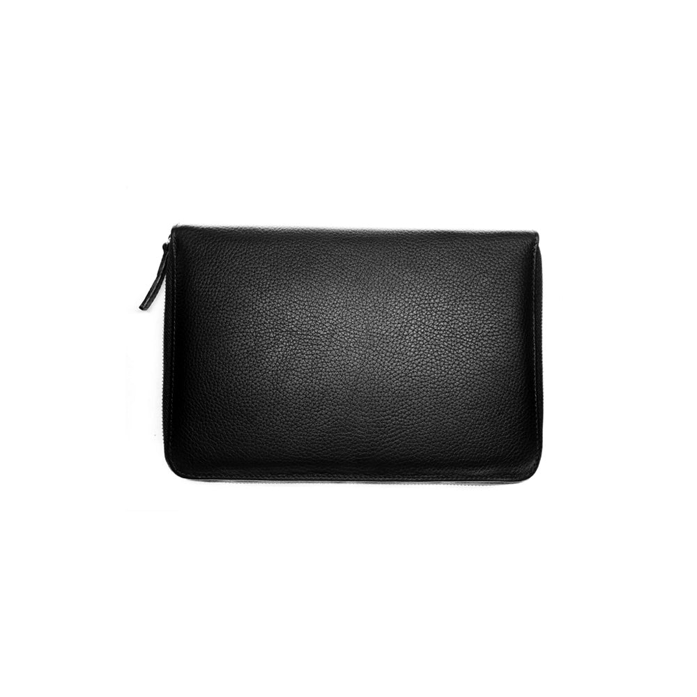 AKRAPOVIC 800940 Leather Zip Notebook (M) black Photo-1