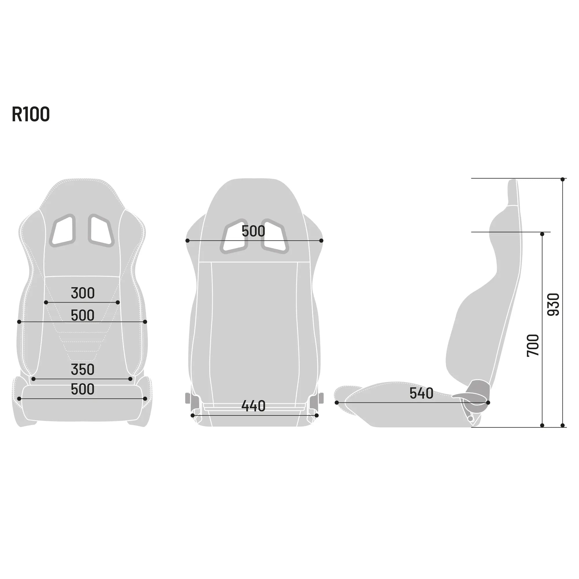 SPARCO 009014MRNR R100 MARTINI RACING SKY MY2022 Seat, black Photo-3