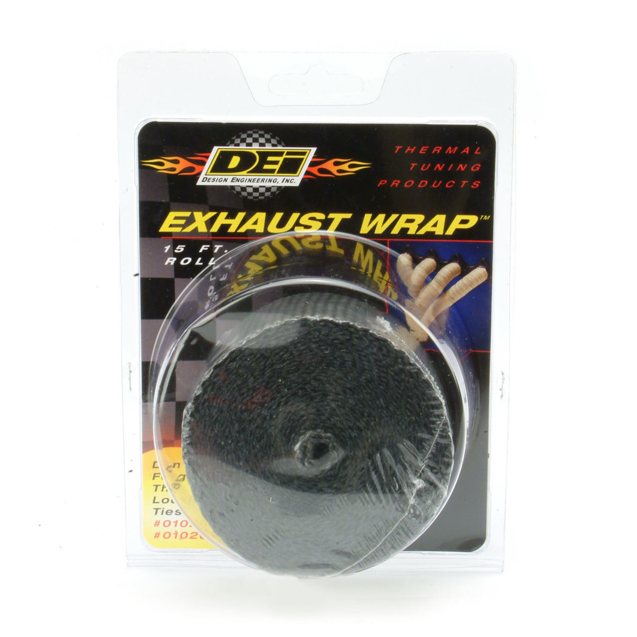 DEI 010121 Exhaust Wrap 2" x 15ft Black Photo-0
