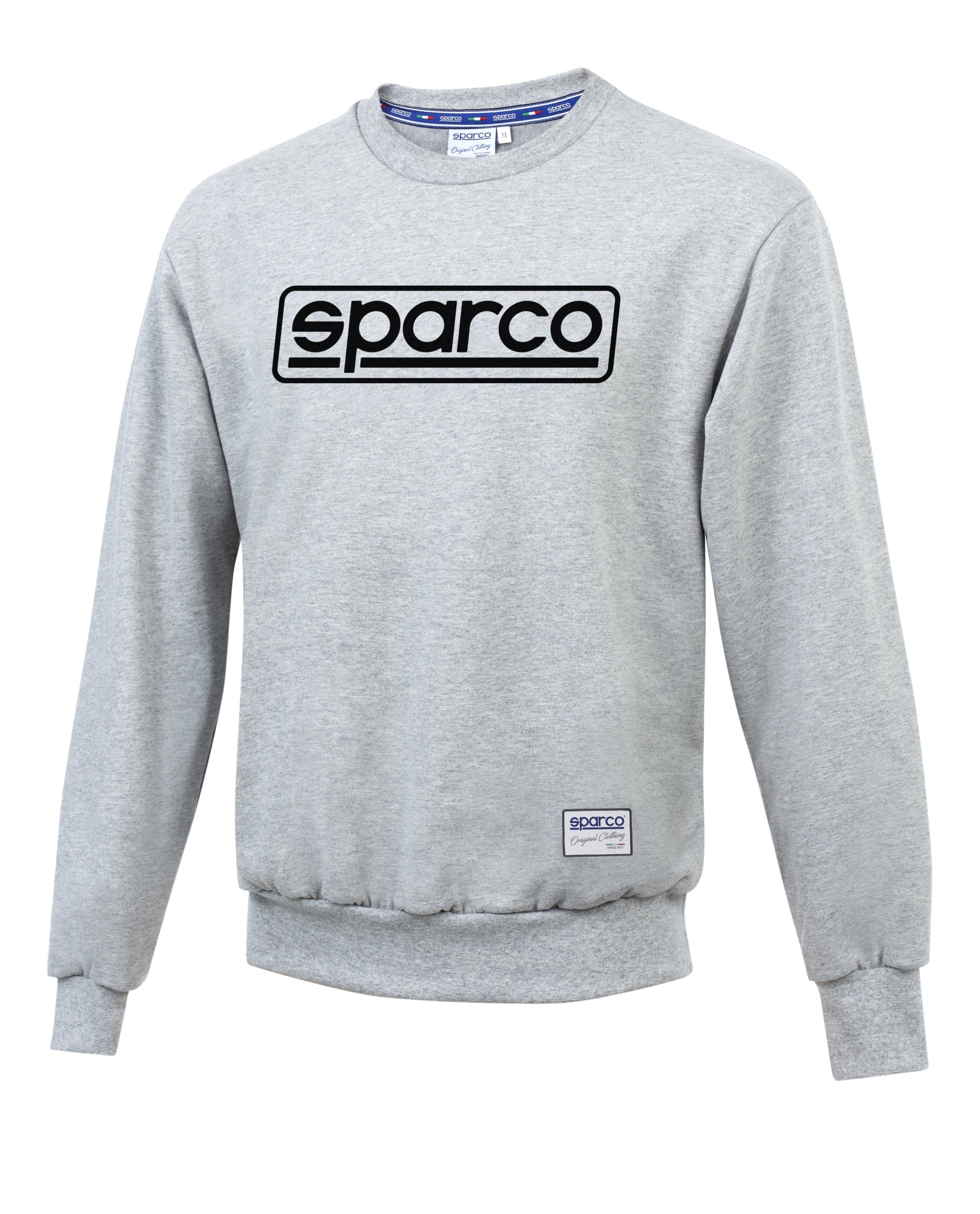 SPARCO 01321GR4XL CREW NECK SWEETSHIRT "FRAME", grey, size XL Photo-0