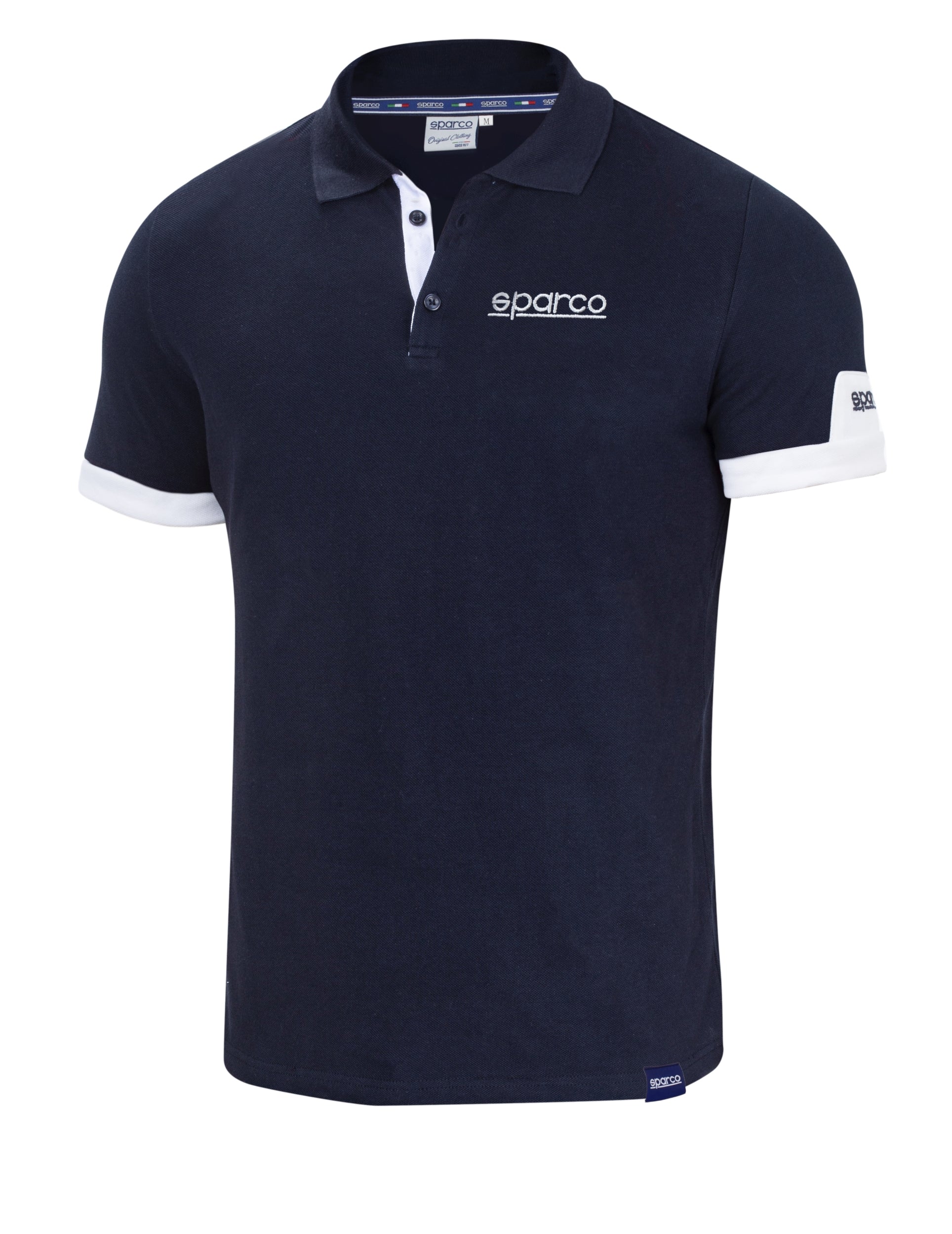 SPARCO 01322BM2M POLO "CORPORATE", navy blue, size M Photo-0