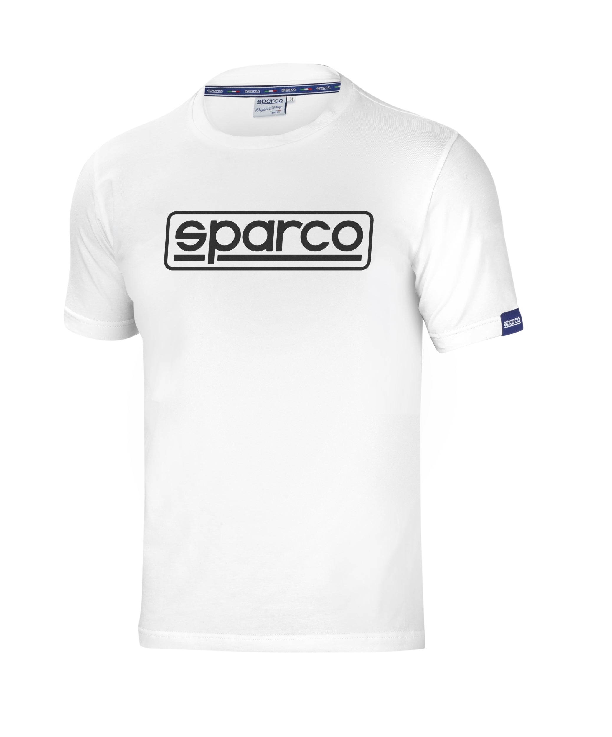 SPARCO 01324BI1S T-SHIRT "FRAME", white, size S Photo-0