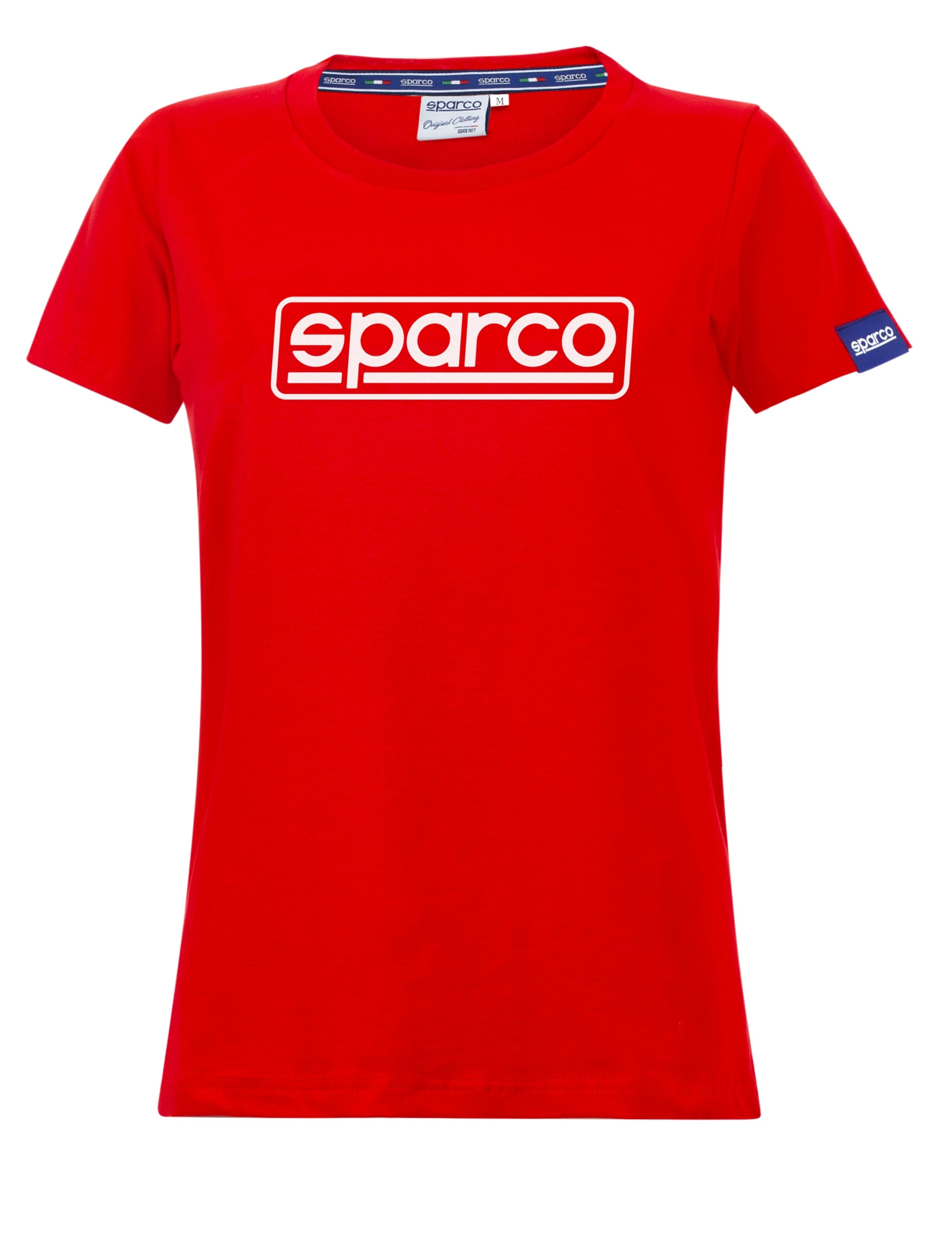 SPARCO 01325RS1S T-SHIRT LADY "FRAME", red, size S Photo-0