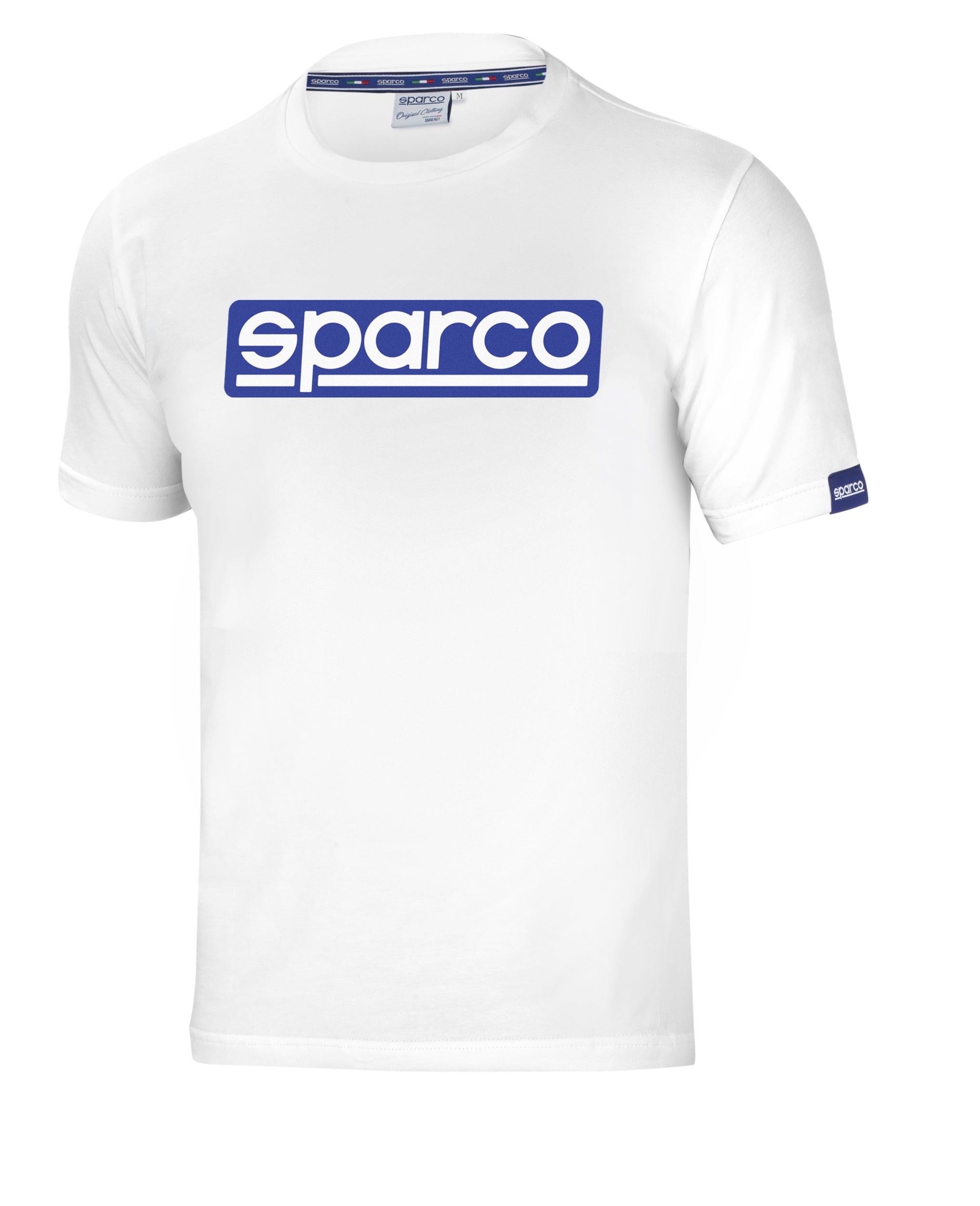 SPARCO 01327BI2M T-SHIRT "ORIGINAL", white, size M Photo-0