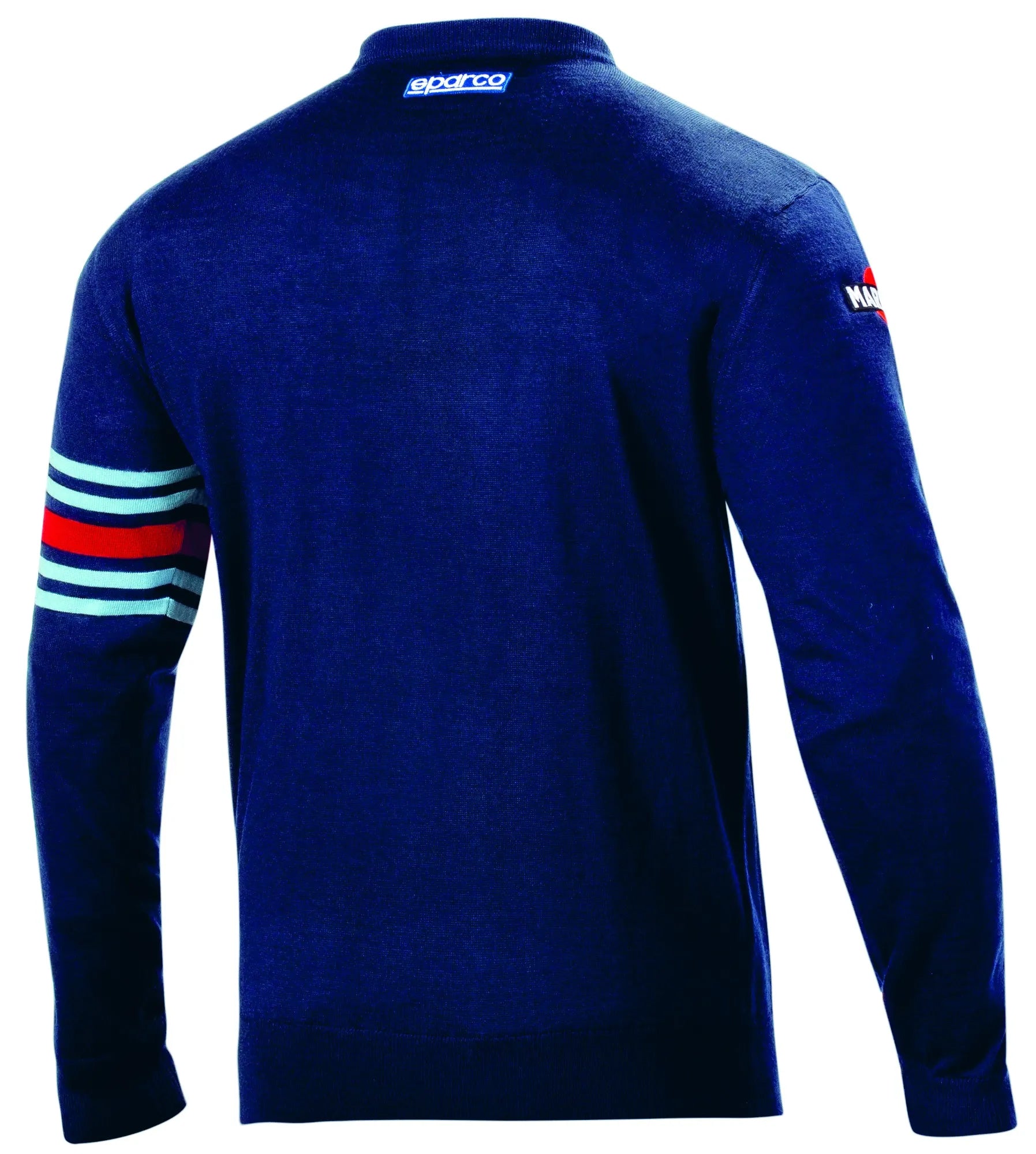 SPARCO 01338MRBM3L Wool CREWNECK SWEATSHIRT MARTINI RACING, navy blue, size L Photo-1