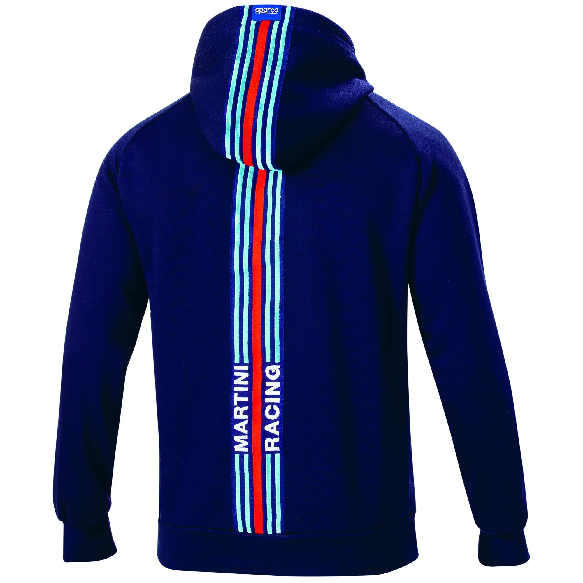 SPARCO 01340MRBM4XL Hoodie BIG STRIPES MARTINI RACING, navy blue, size XL Photo-1