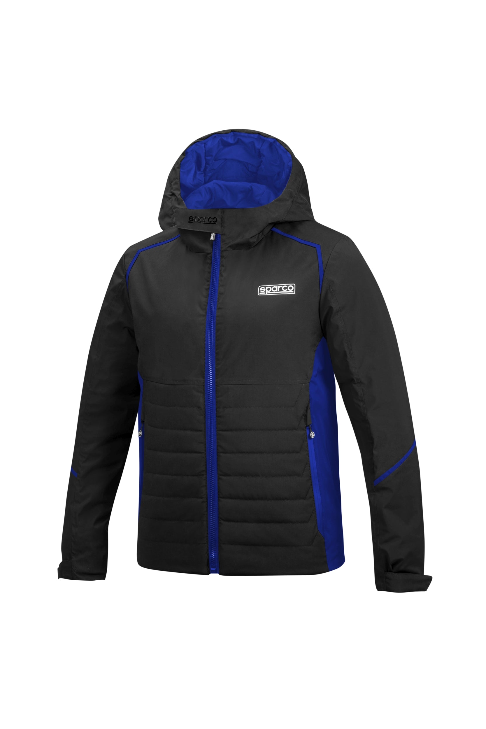 SPARCO 01361NRAZ1S WINTER JACKET, black/blue, size S Photo-1