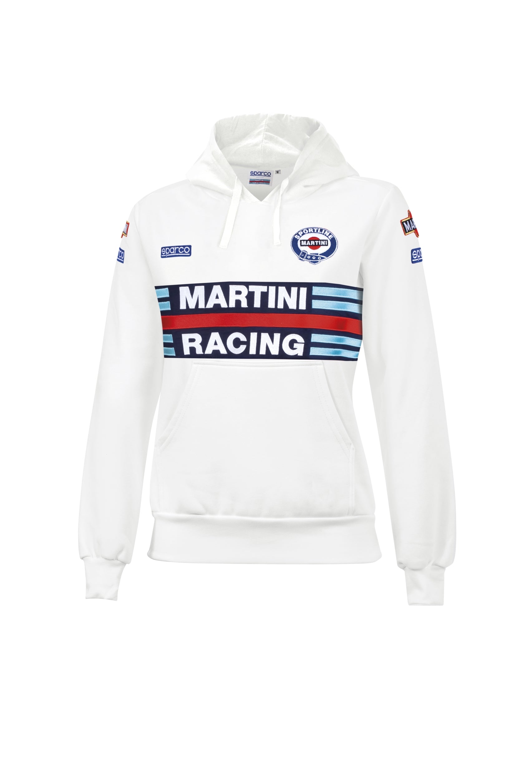 SPARCO 01397MRBI1S Hoodie MARTINI RACING Lady, white, size S Photo-0
