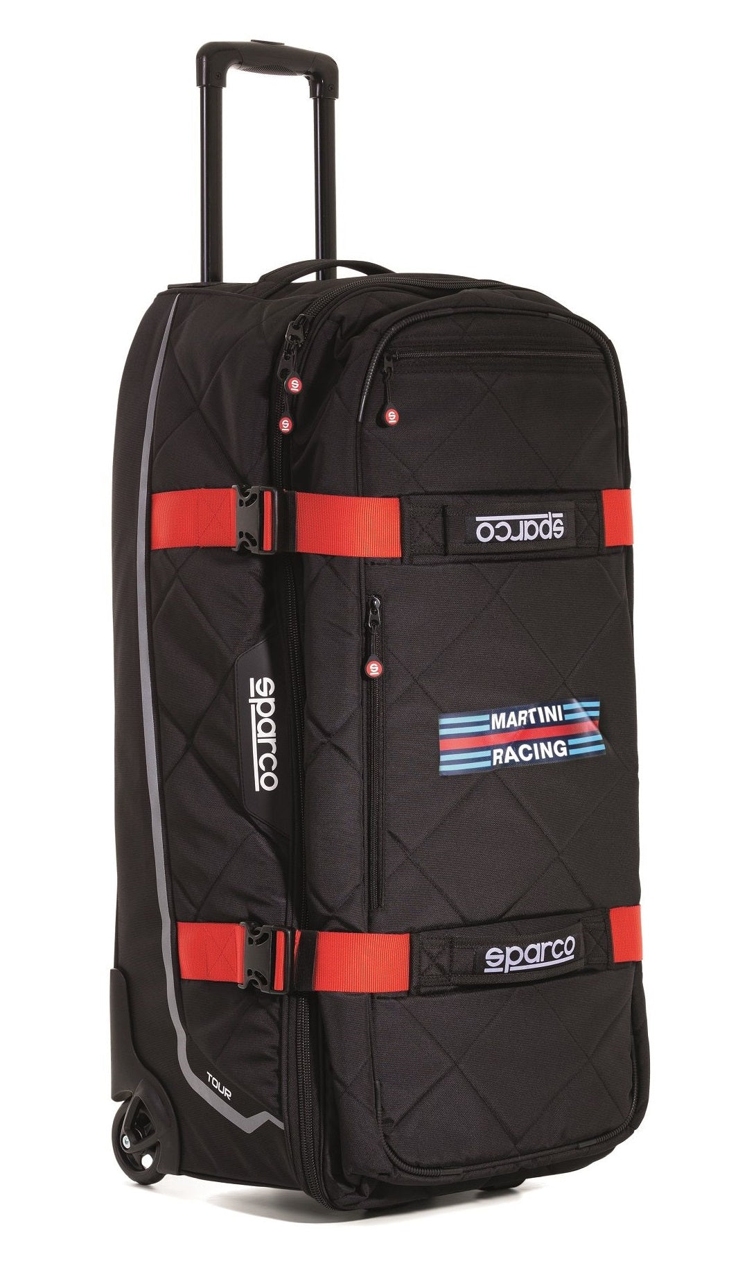 SPARCO 016437MRRS Travel bag MARTINI RACING TOUR, black/red Photo-0