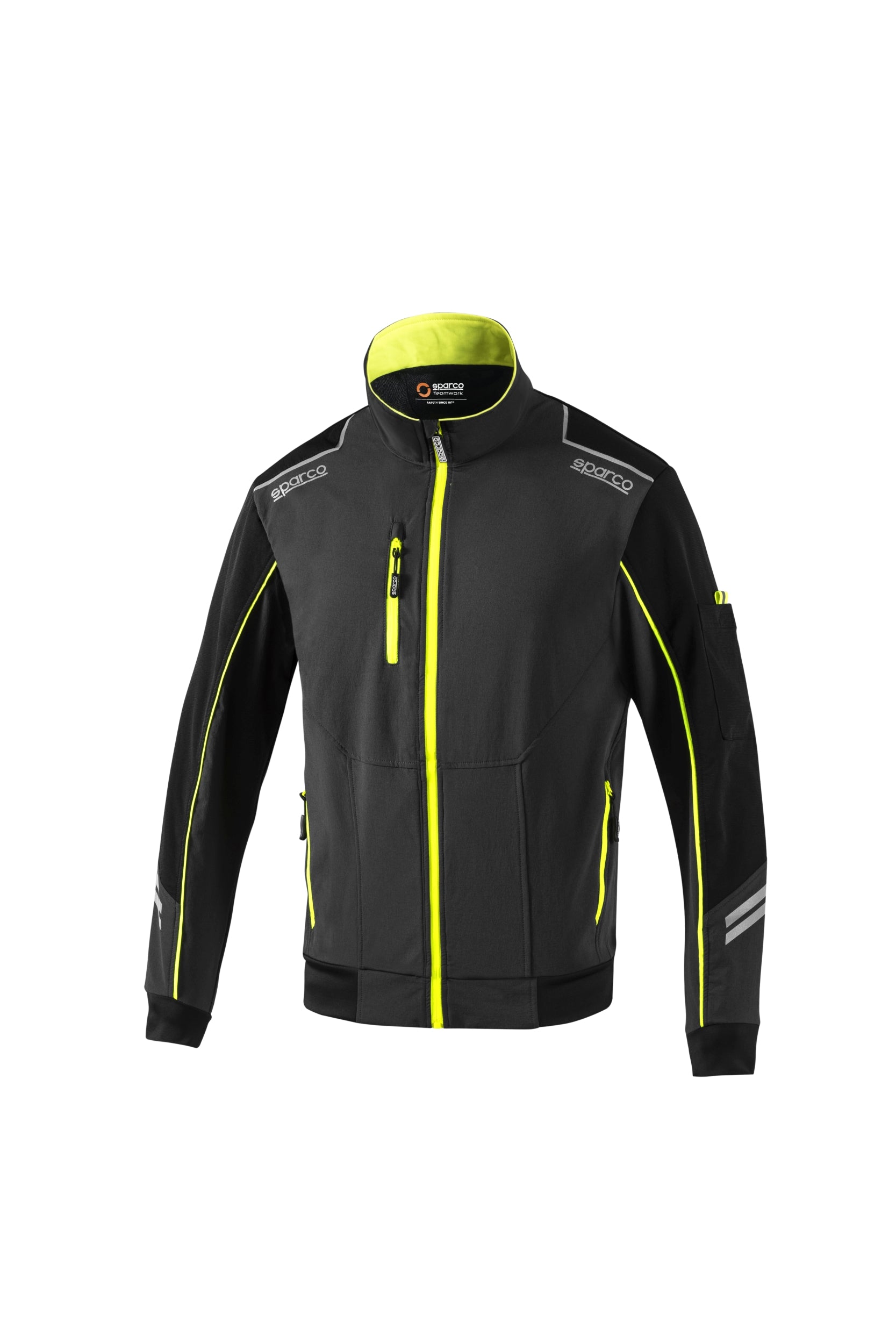SPARCO 02413GSGF1S TECH Light-shell, grey/yellow fluo, size S Photo-0