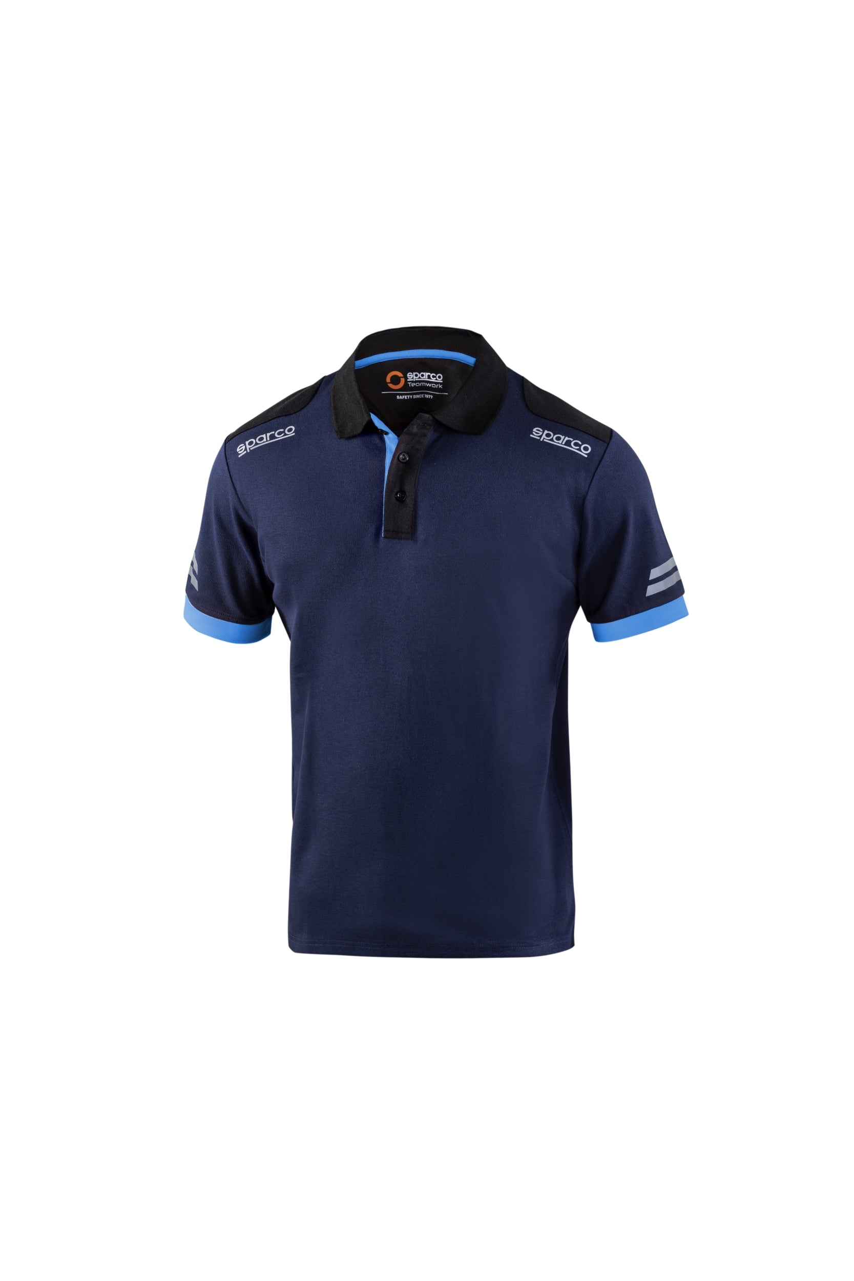 SPARCO 02415BMAZ2M TECH Polo, navy blue/blue, size M Photo-0