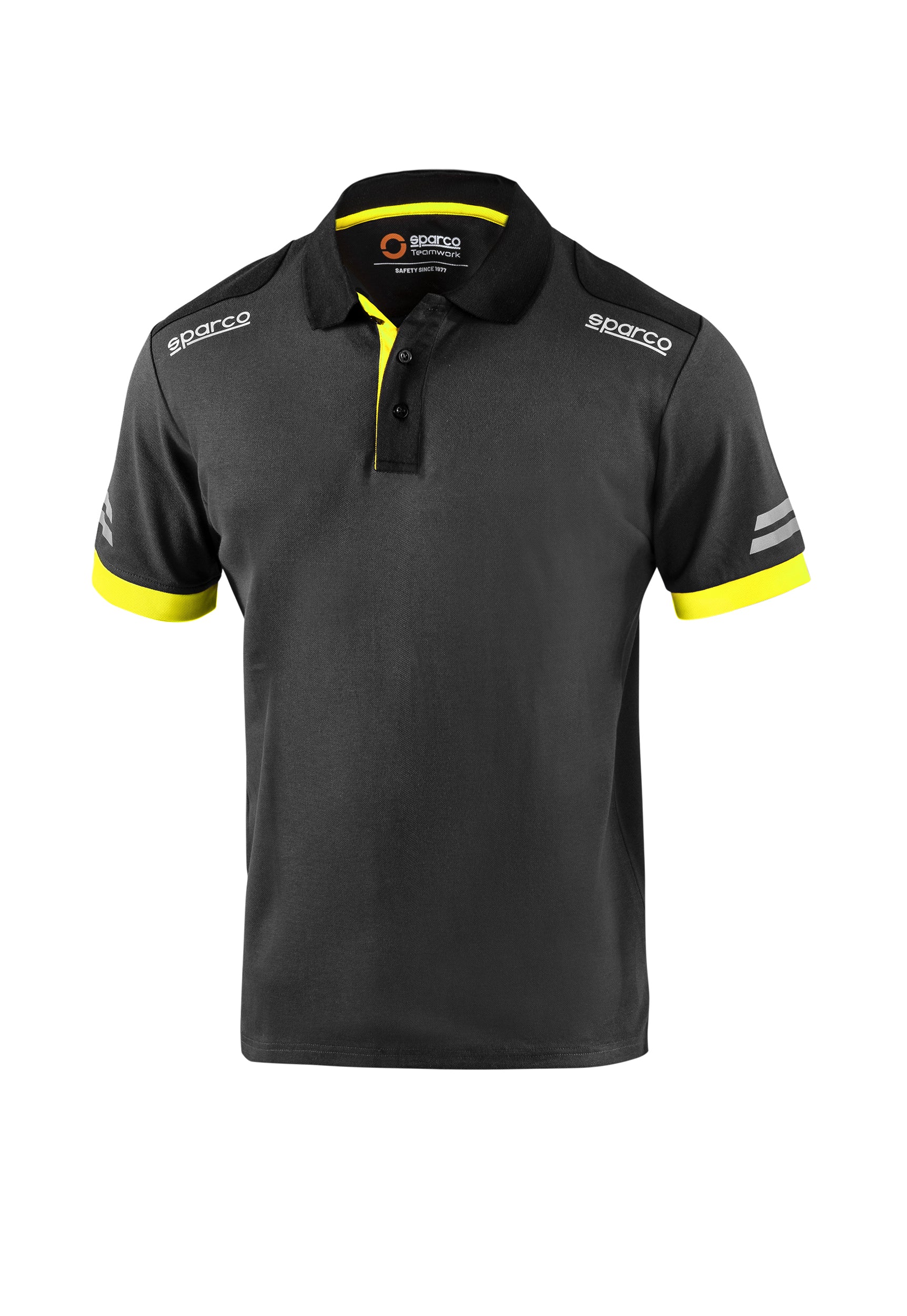 SPARCO 02415GSGF4XL TECH Polo, grey/yellow fluo, size XL Photo-0