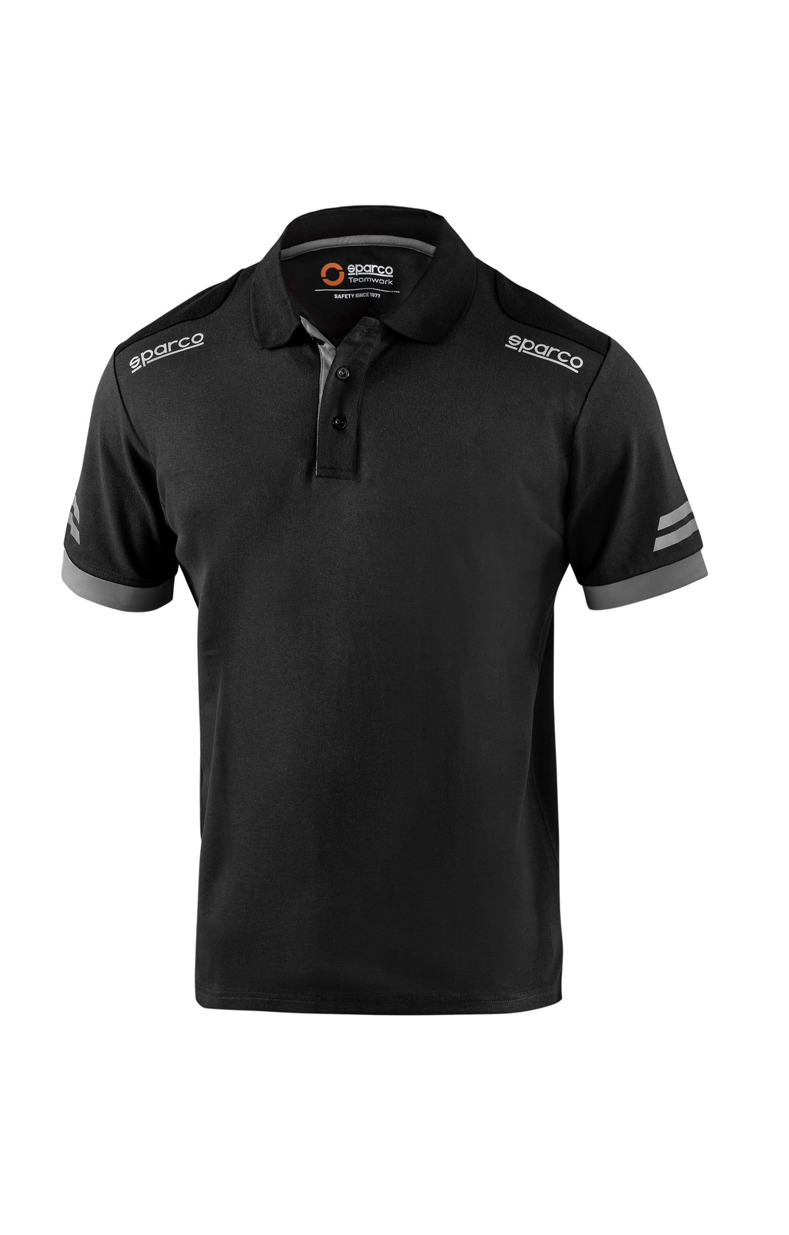SPARCO 02415NRGS4XL TECH Polo, black/grey, size XL Photo-0
