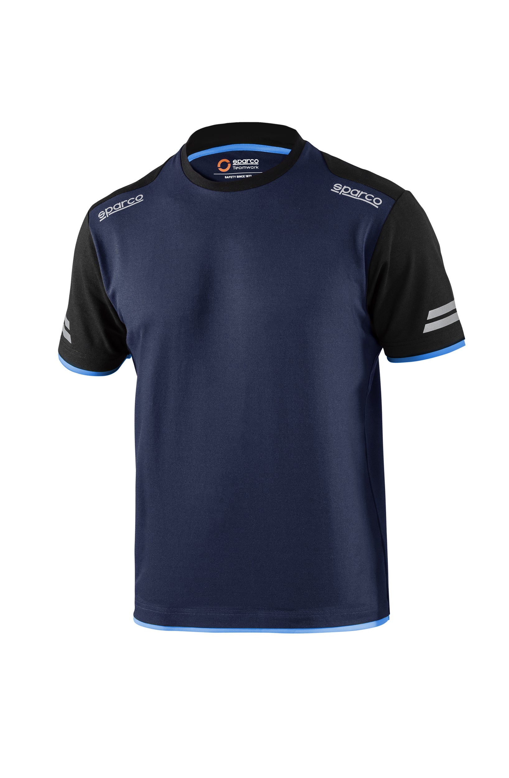 SPARCO 02416BMAZ2M TECH T-shirt, navy blue/blue, size M Photo-0