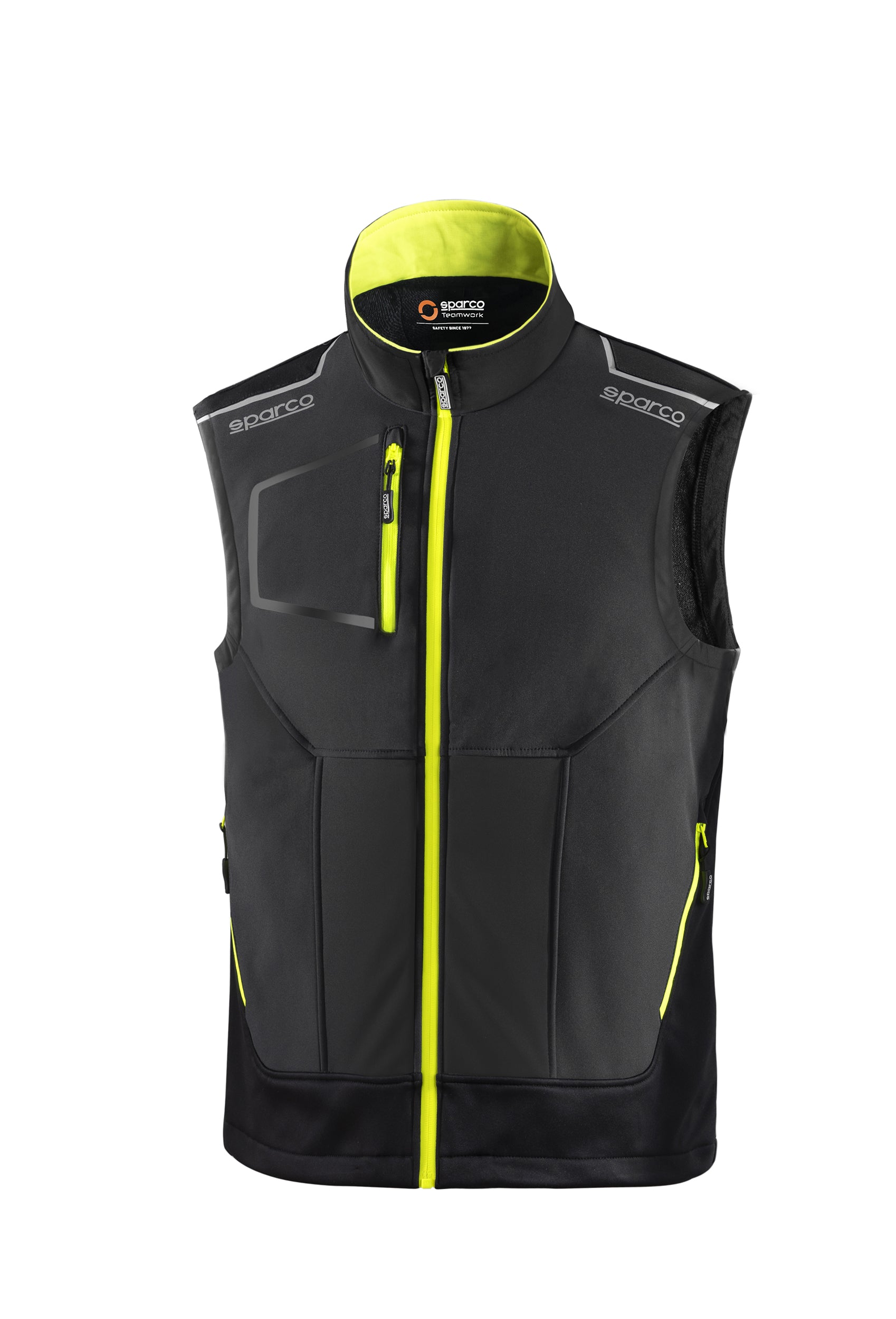 SPARCO 02419GSGF6XXX TECH Light Vest, grey/yellow fluo, size XXXL Photo-0