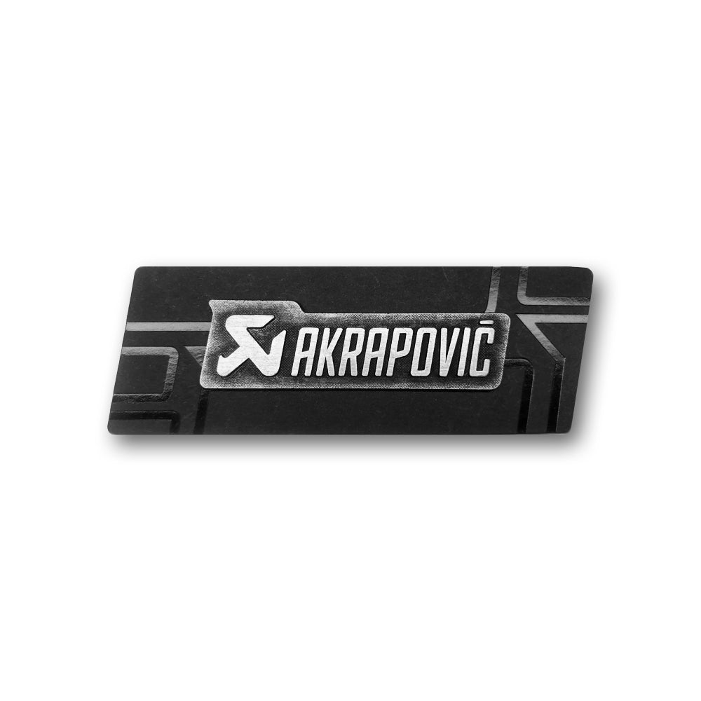 AKRAPOVIC 800912 Silver sign badge Photo-0