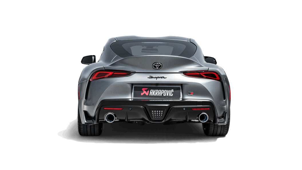 AKRAPOVIC S-TY/T/1H Slip-On Line (Titanium) for TOYOTA Supra (A90) 2019-2024 Photo-4