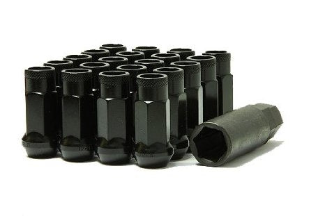 MUTEKI 32905B Lug nuts kit SR48 12x1.25 Black (Open End) Photo-0