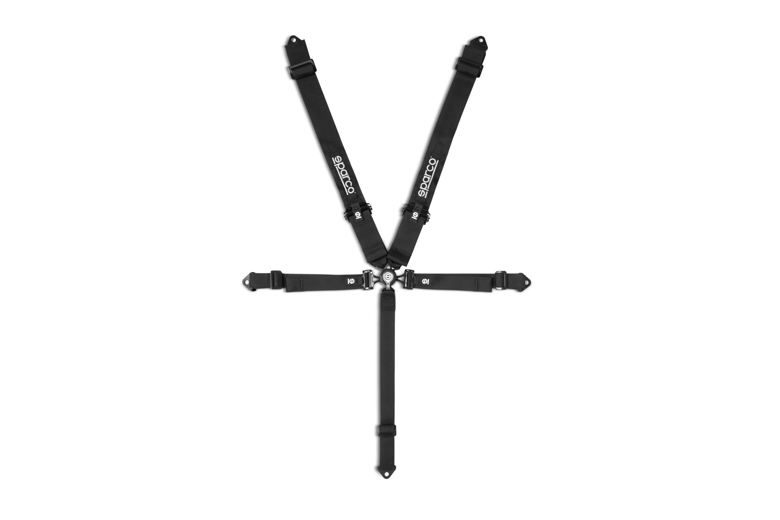SPARCO 04609RNR Harness belts CLUB H-4R, 5 points, black, not FIA Photo-0