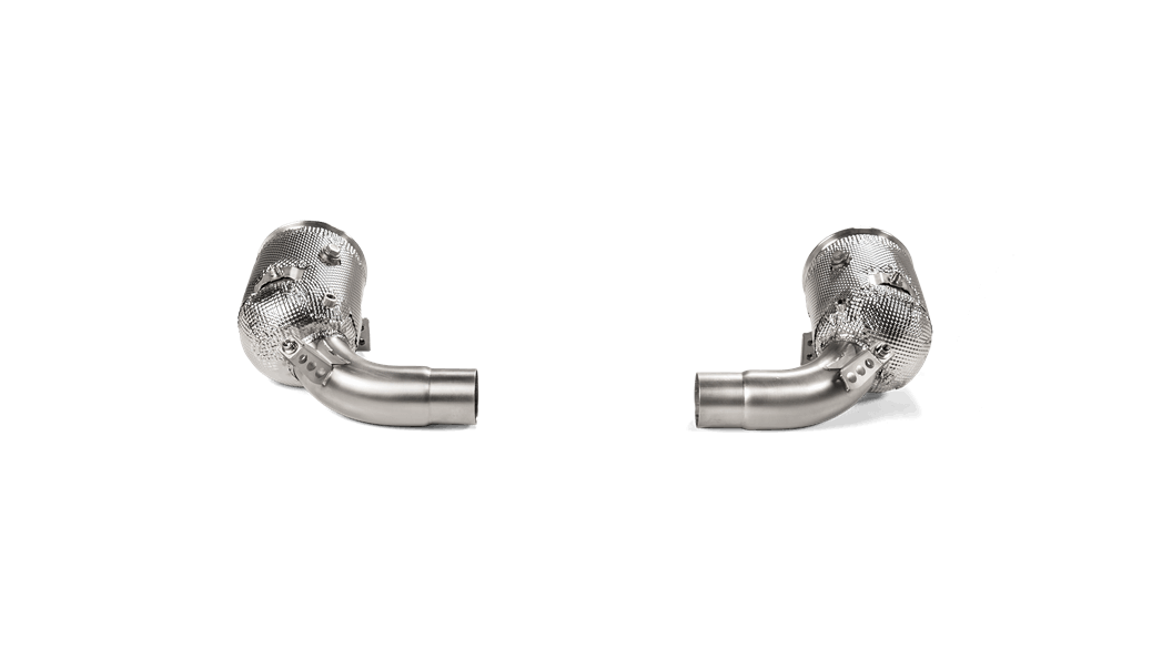 AKRAPOVIC L-PO/SS/3 Link Pipe Set with Cat (SS) for PORSCHE 911 Carrera /S/4/4S/GTS/Cabriolet (992) 2019-2024 Photo-0