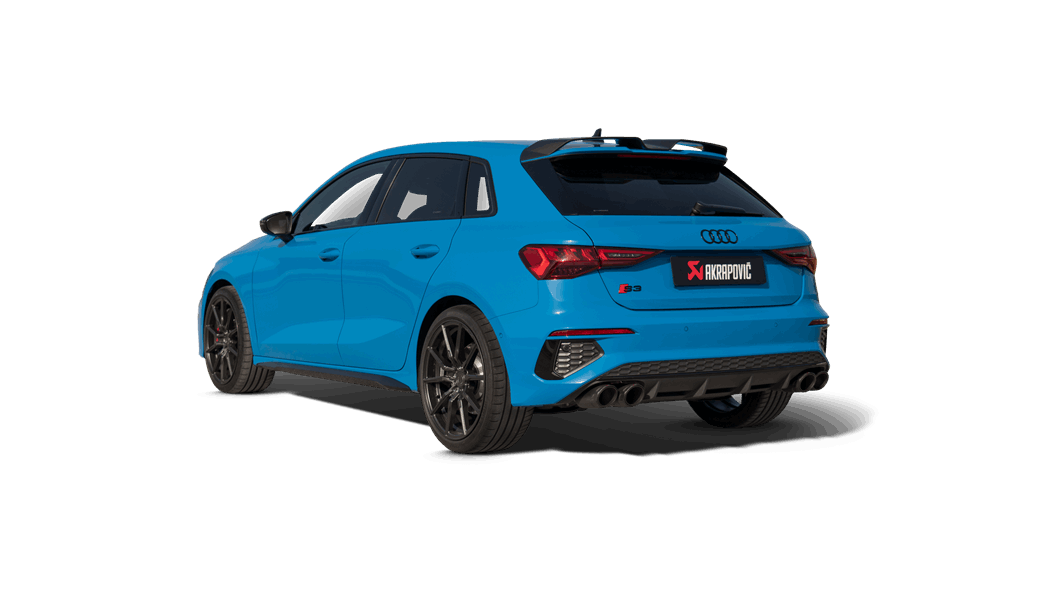AKRAPOVIC S-AU/TI/17H Evolution Line (Titanium) for AUDI S3 Sportback (8Y) 2020-2024 Photo-2